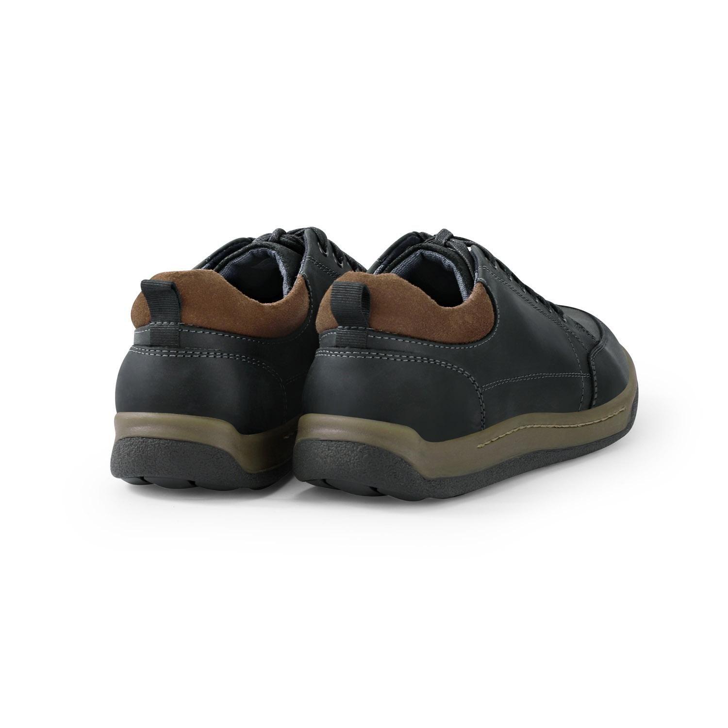 Zapatos Hombre Cuero Arno-0-23 Negro-3