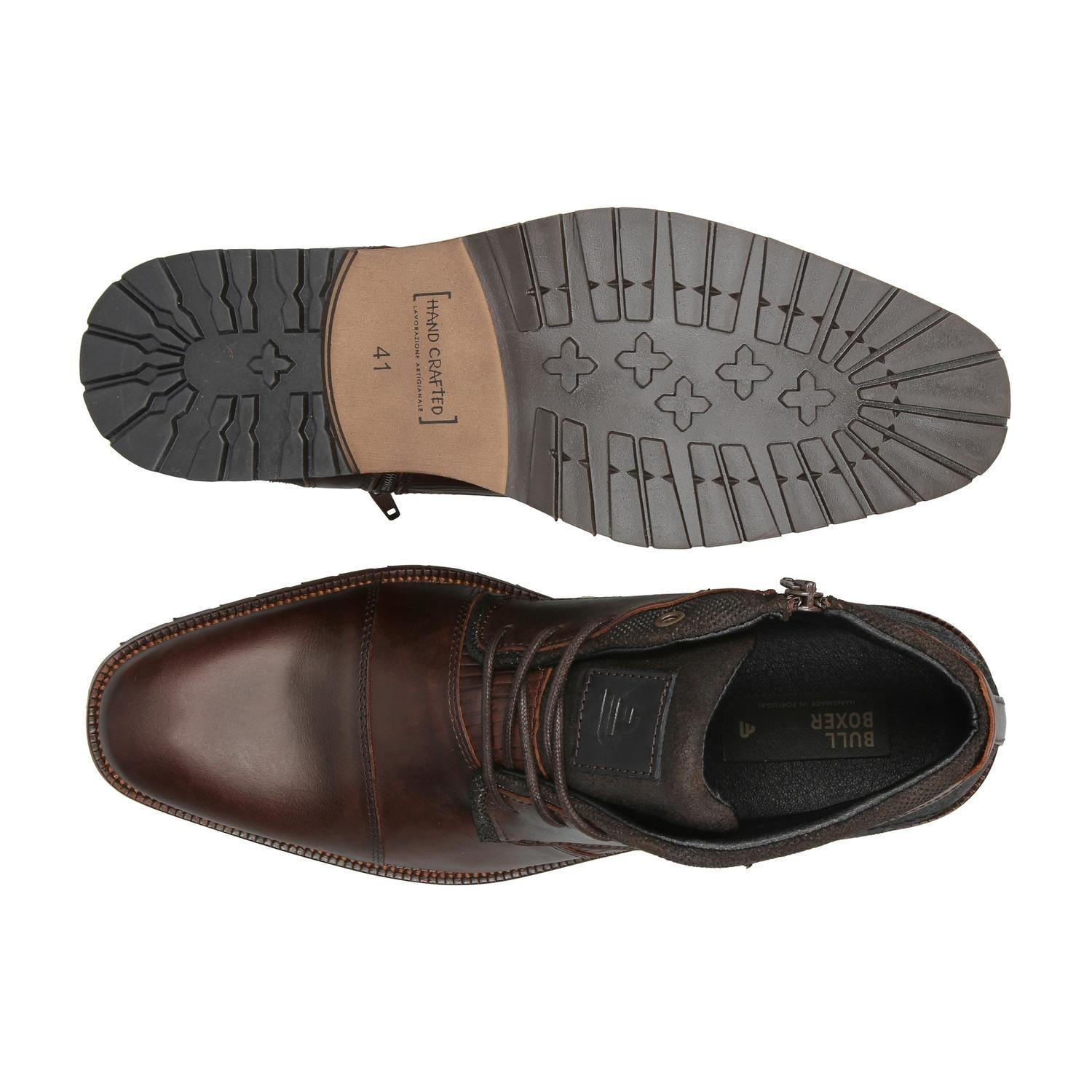 Botines Hombre Cuero Hobard-6-43 Café Bullboxer-2