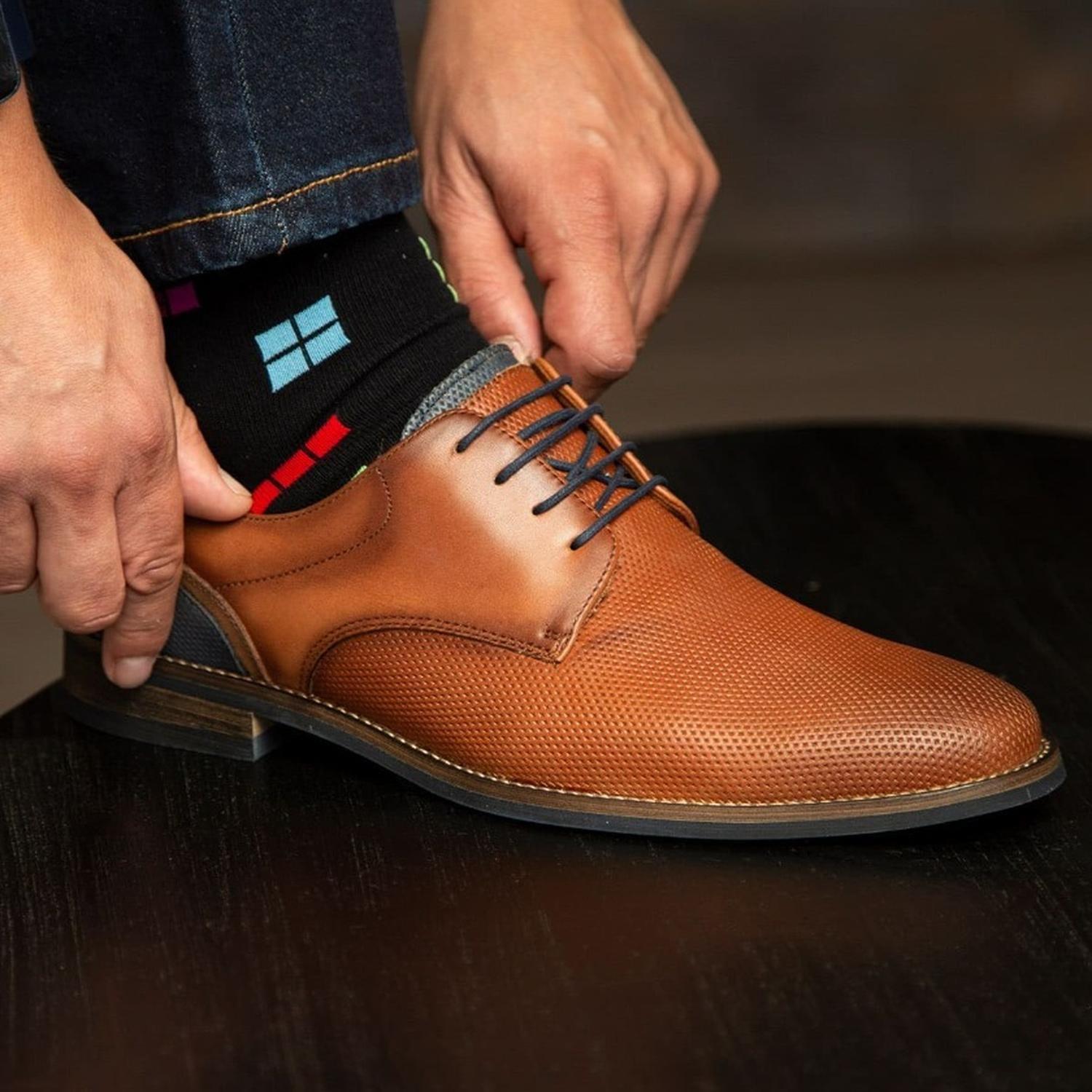 ZAPATOS HOMBRE CUERO DENIZEN-0-04 BRANDY-3