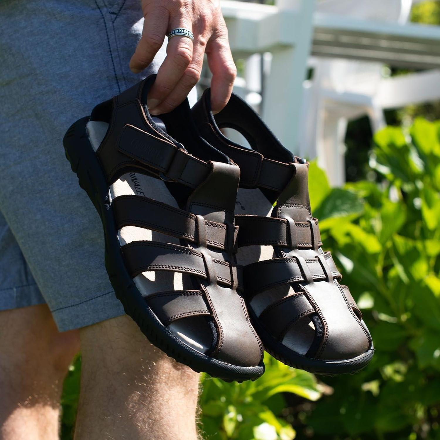 Sandalias Hombre Cuero Bahamas-9-06-Cafe1 Cardinale-2