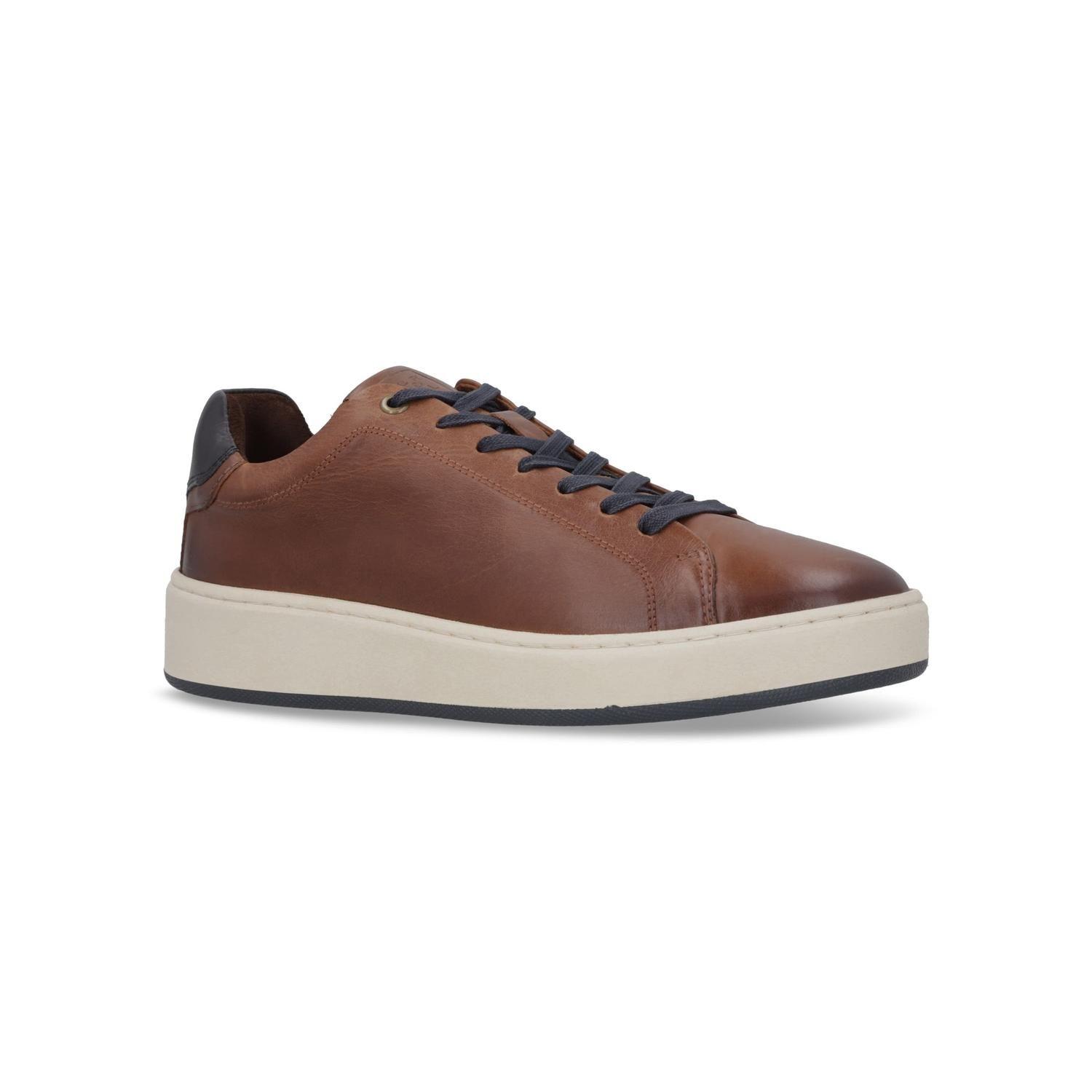 ZAPATILLAS HOMBRE CUERO BISLEY-0-07 BRANDY-0