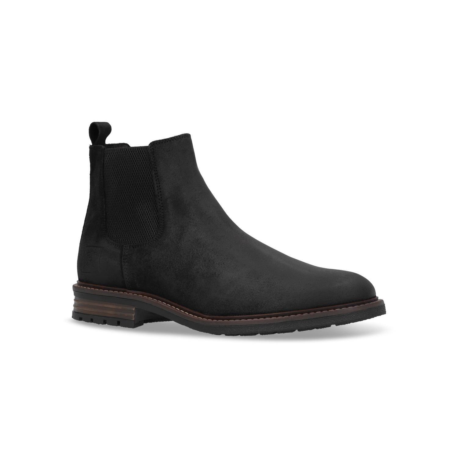 BOTINES HOMBRE CUERO RAIL-6-83 NEGRO-0