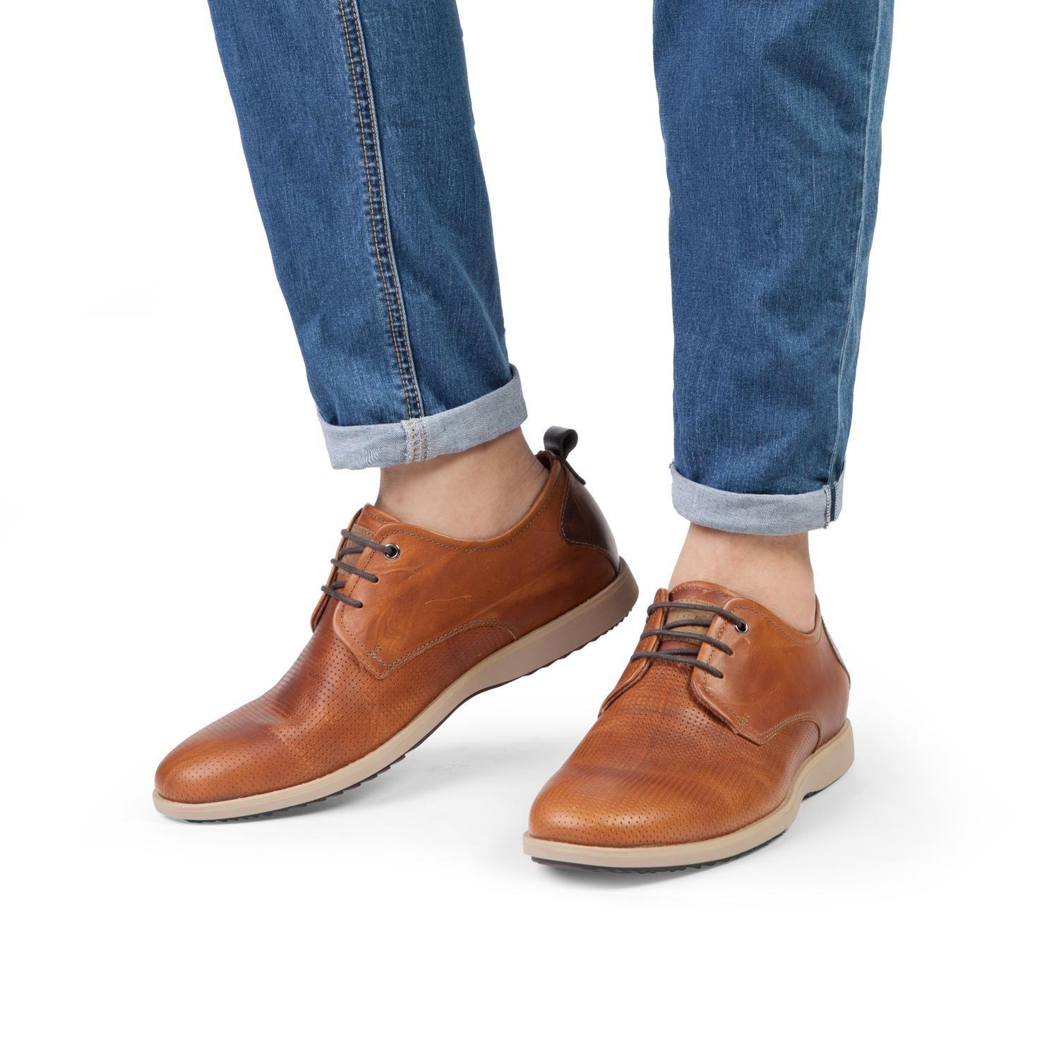 Zapatos Hombre Cuero Denver-0-01 Brandy-3