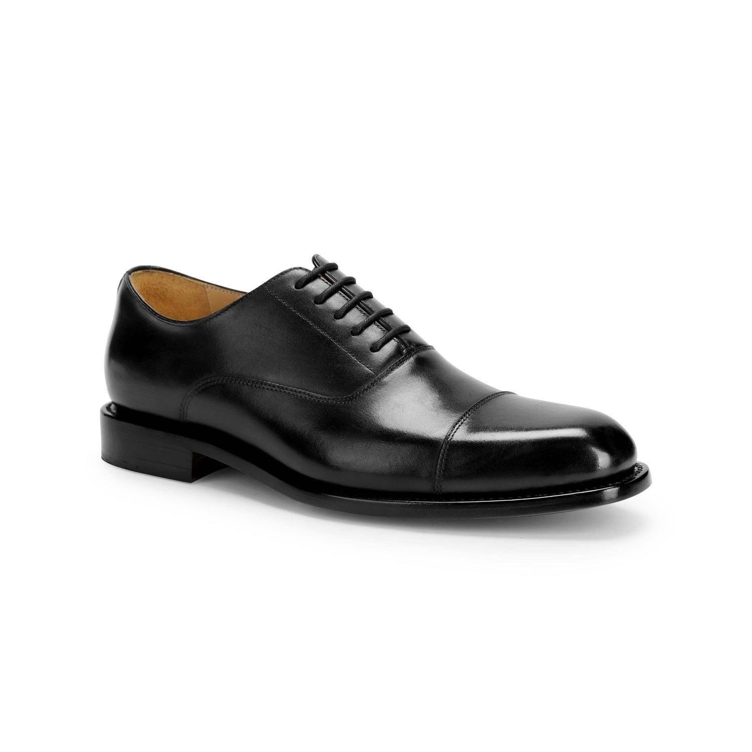 Zapatos Hombre Oxford Magno Suela Cuero Besser-0-01 Negro Cardinale-0