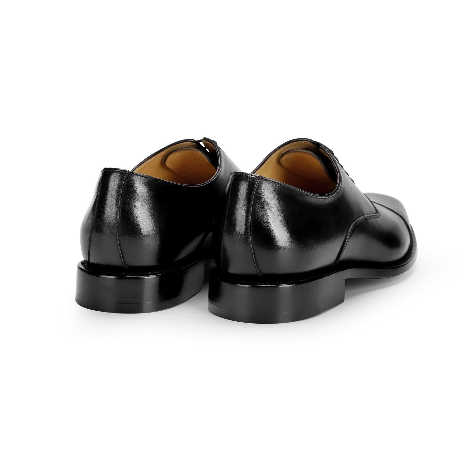 Zapatos Hombre Oxford Magno Suela Cuero Besser-0-01 Negro Cardinale-3