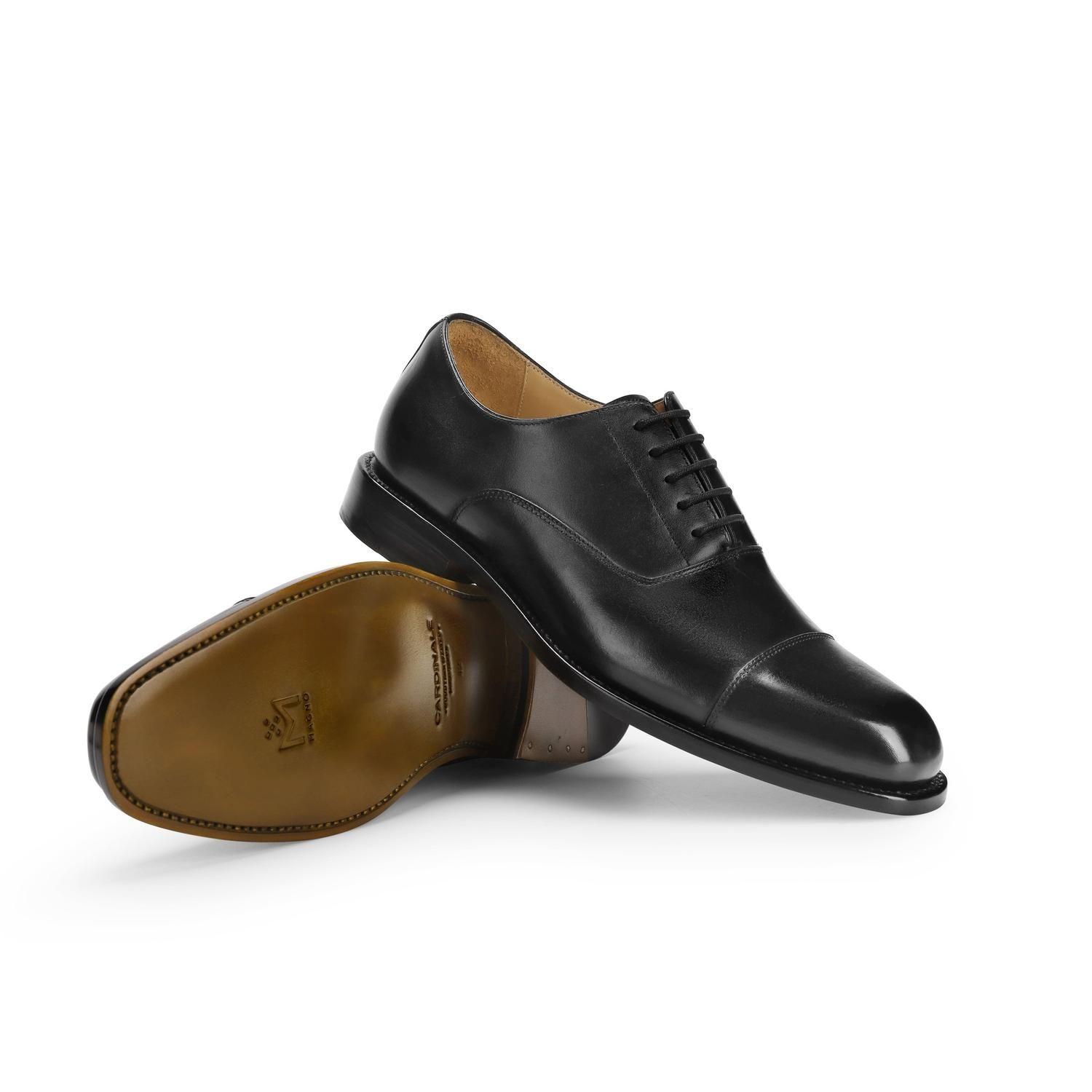 Zapatos Hombre Oxford Magno Suela Cuero Besser-0-01 Negro Cardinale-5