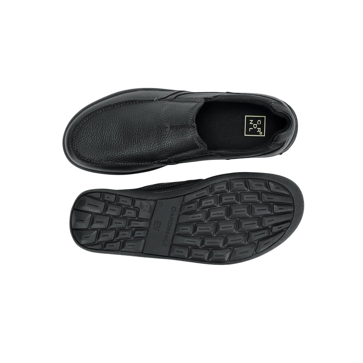 ZAPATOS HOMBRE CUERO SLIP-ON ARNO-3-21 NEGRO-2