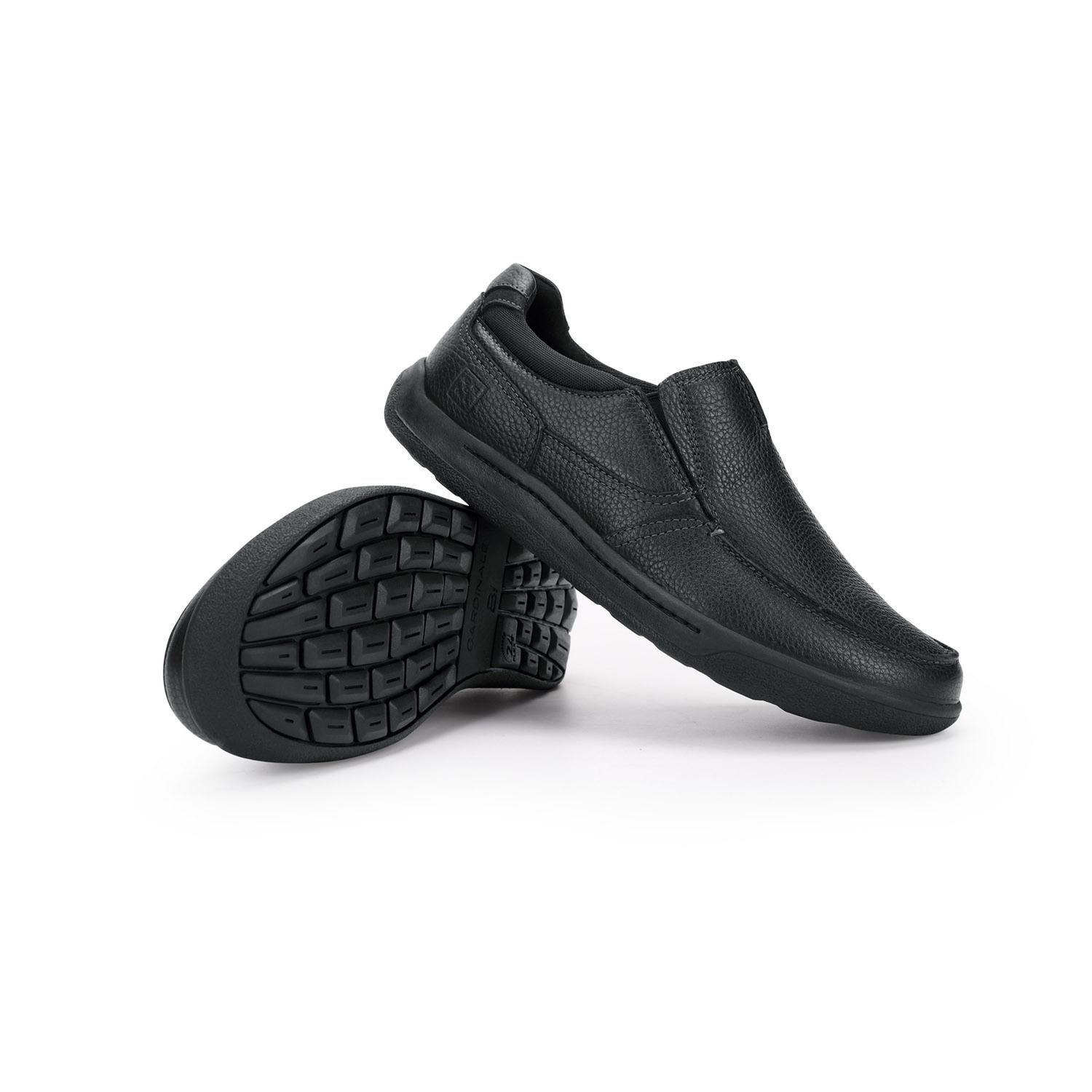 ZAPATOS HOMBRE CUERO SLIP-ON ARNO-3-21 NEGRO-5