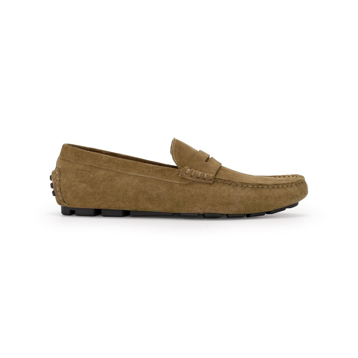 Mocasines Driver Hombre Cuero Sand-4-02 Café Cardinale-1