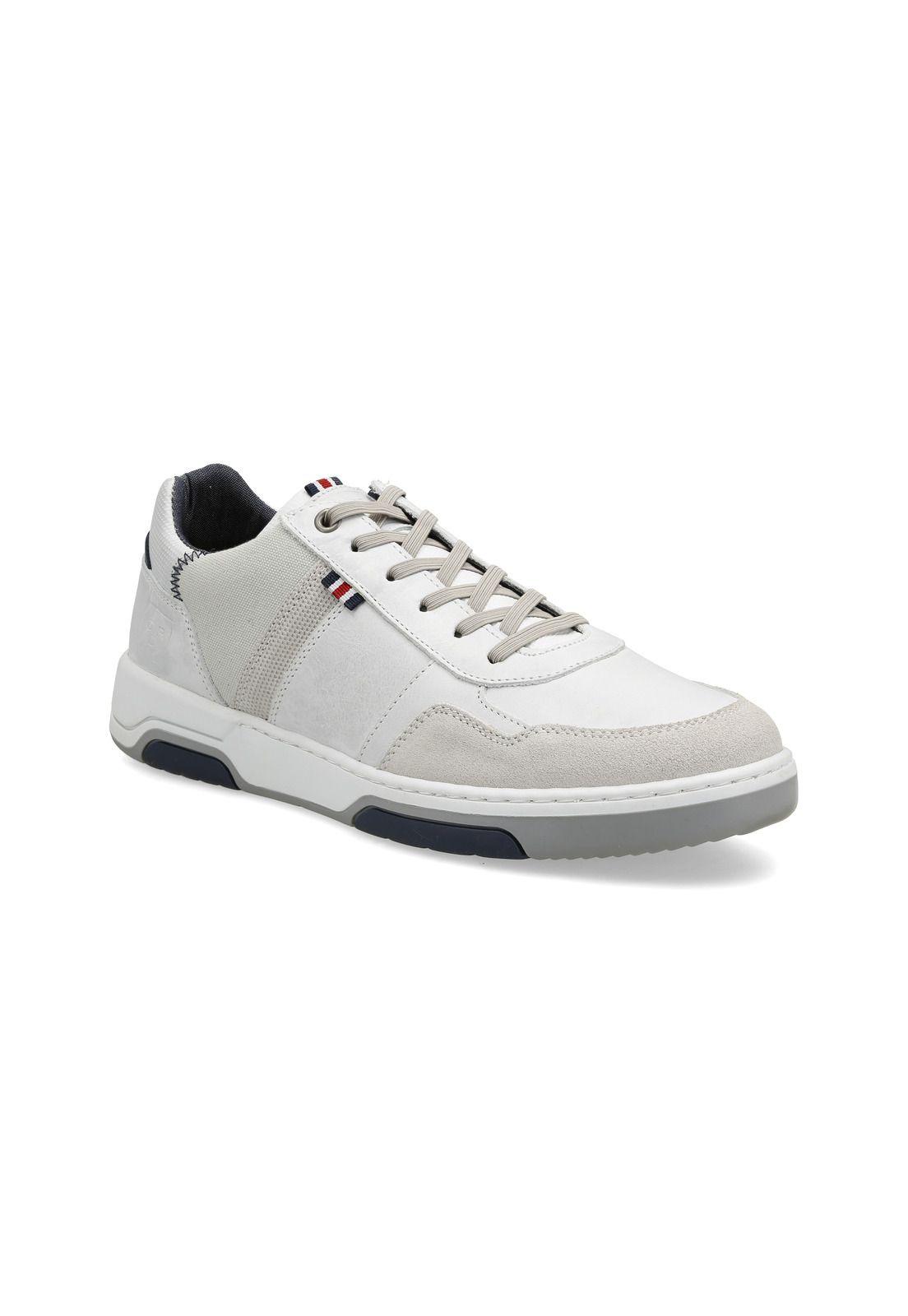 Zapatillas Cuero Y Textil Brass-0-30 Blanco-0