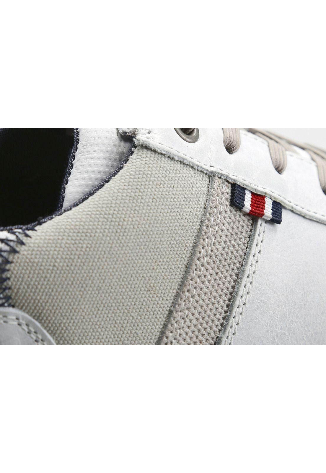 Zapatillas Cuero Y Textil Brass-0-30 Blanco-4