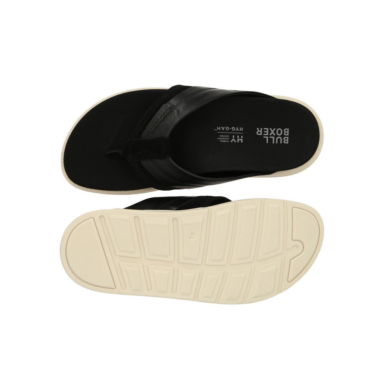 Sandalias Hombre Cuero Solta-9-53 Negro Bullboxer-2