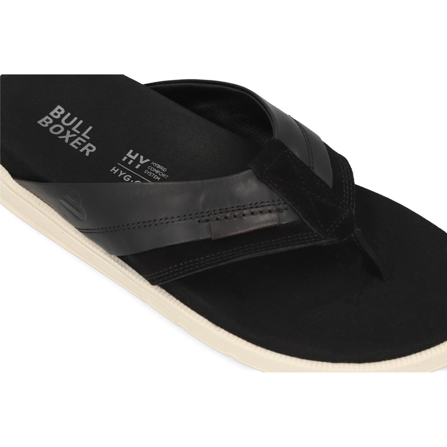 Sandalias Hombre Cuero Solta-9-53 Negro Bullboxer-3