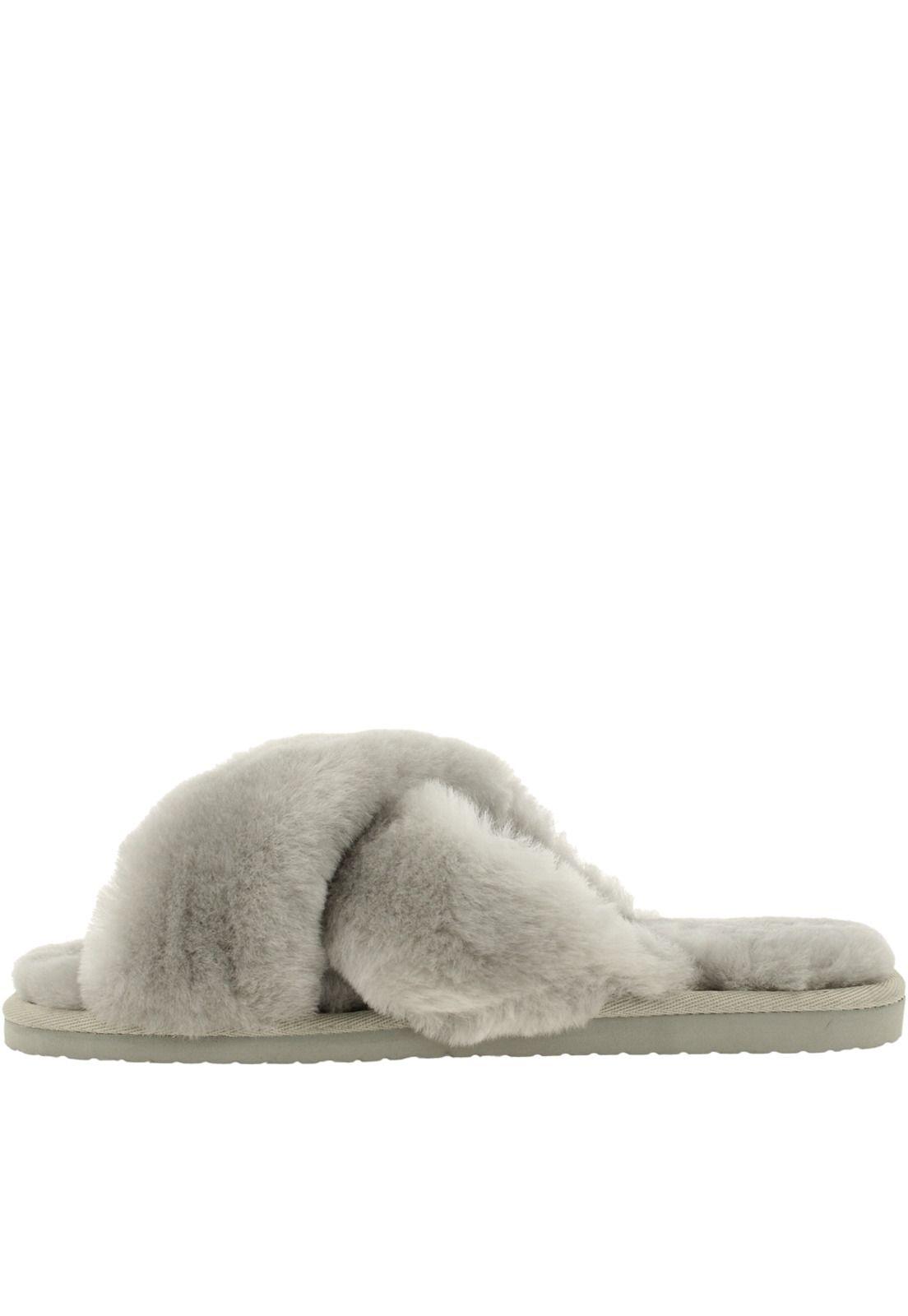 Pantuflas Cuero Verna-2-02 Gris-2
