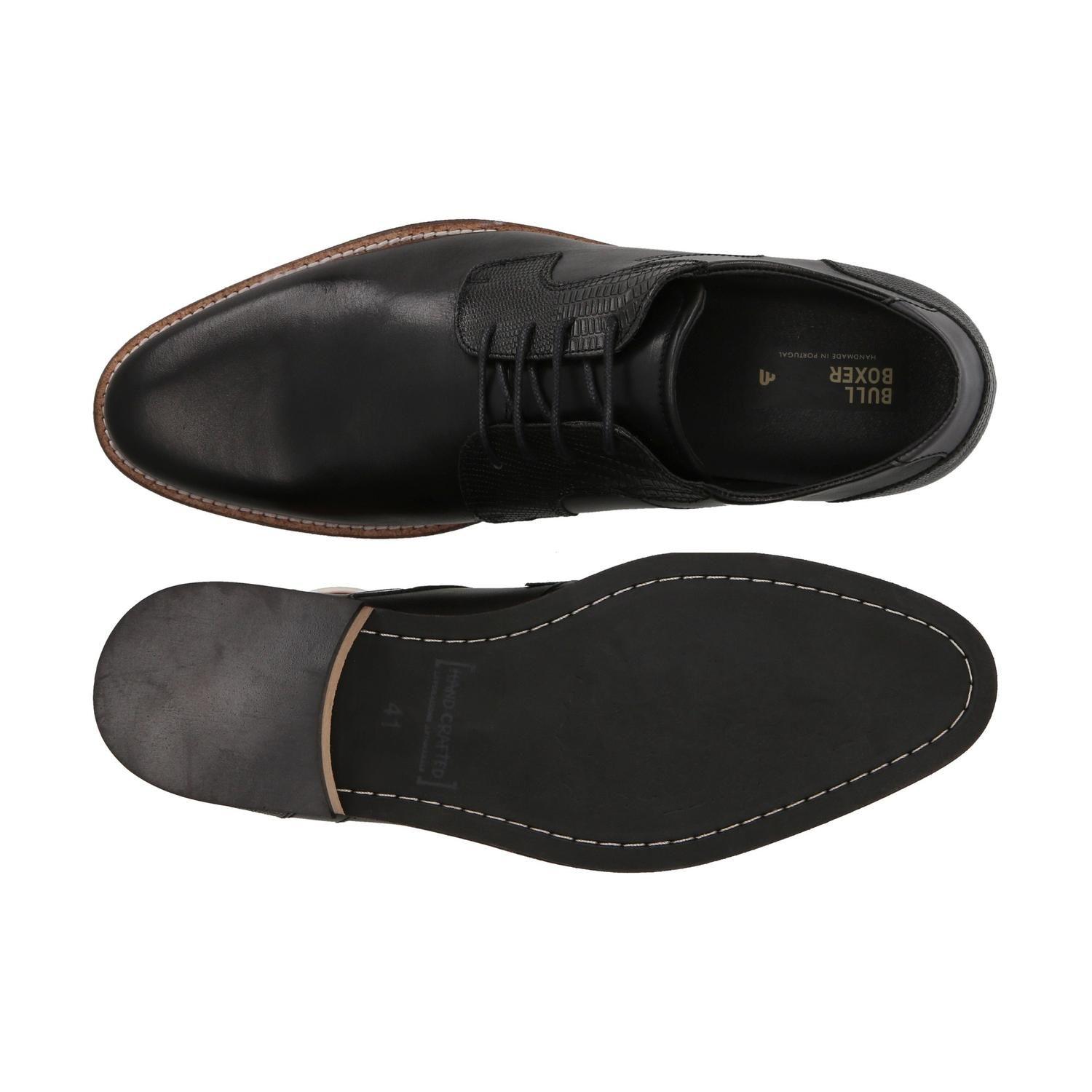 Zapatos Hombre Cuero Molenbeek-0-08 Negro Bullboxer-2