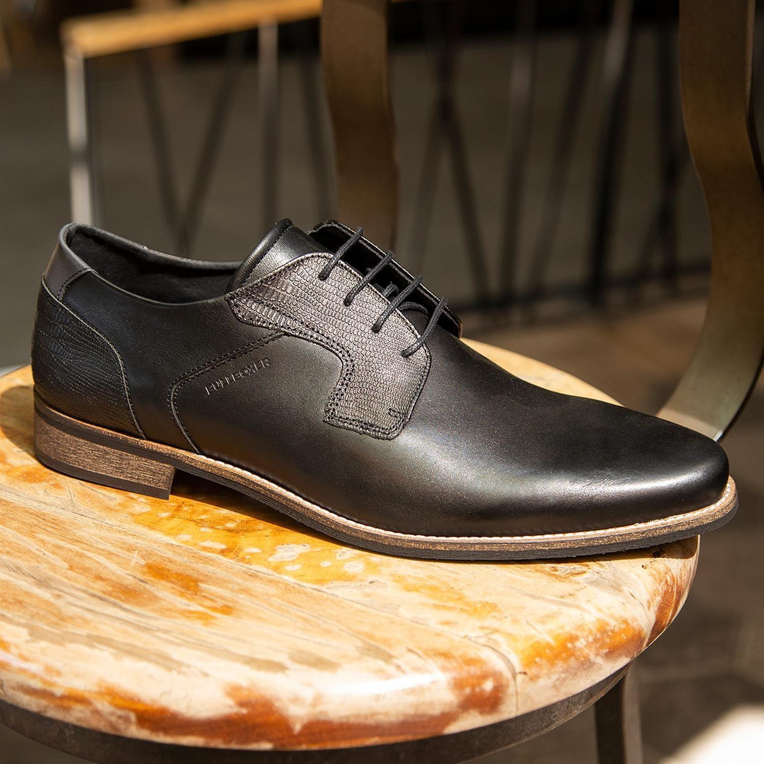 Zapatos Hombre Cuero Molenbeek-0-08 Negro Bullboxer-3