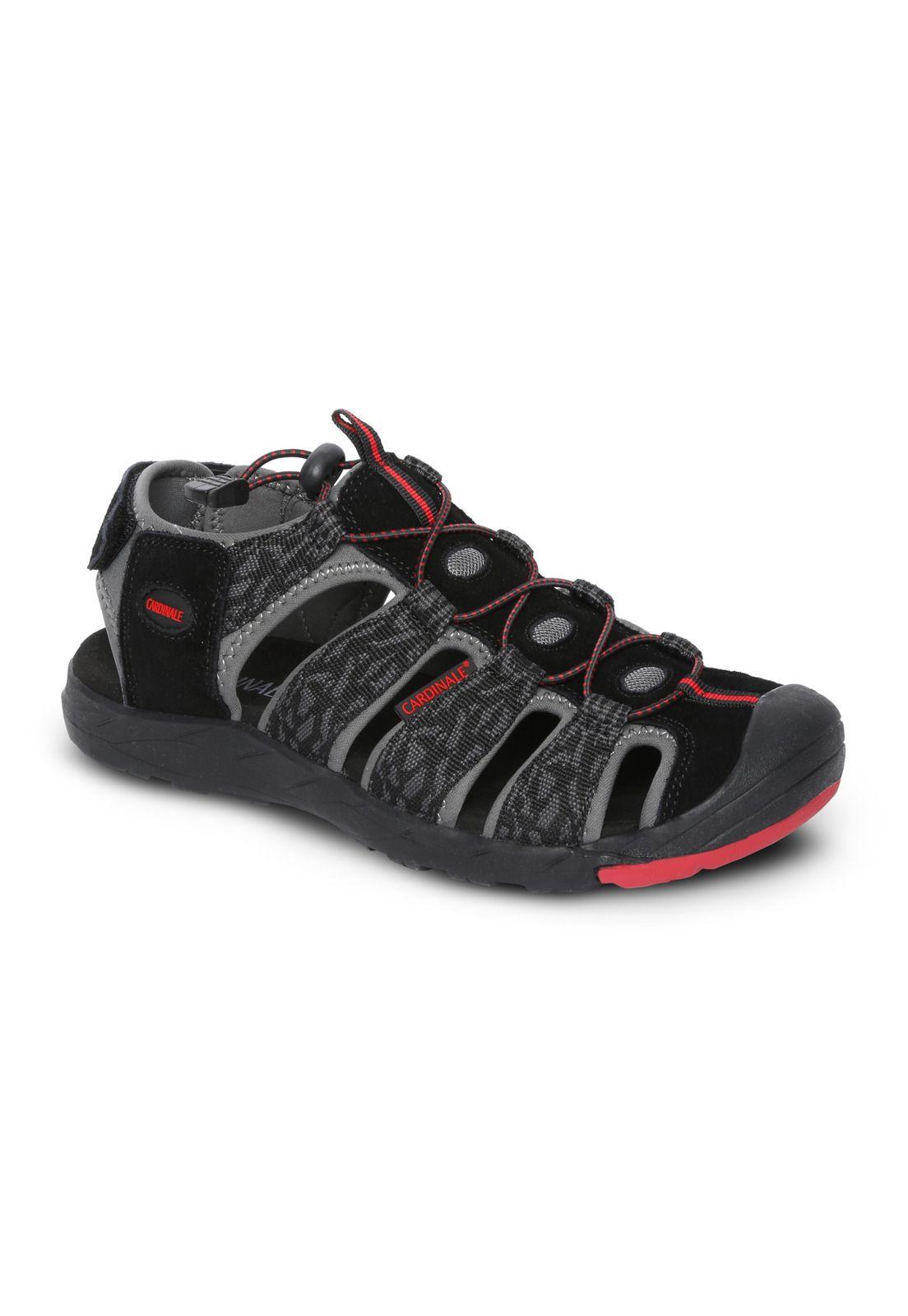 Sandalias Hombre Textil Cozumel-9-16 Negro Cardinale-0