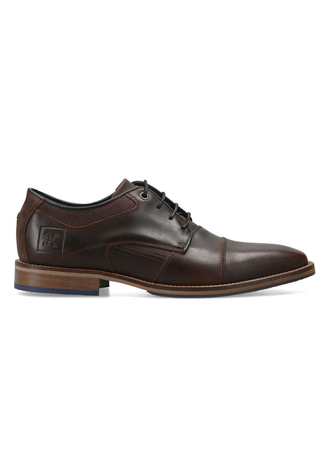 Zapatos Cuero Kaboom-0-84 Café-1