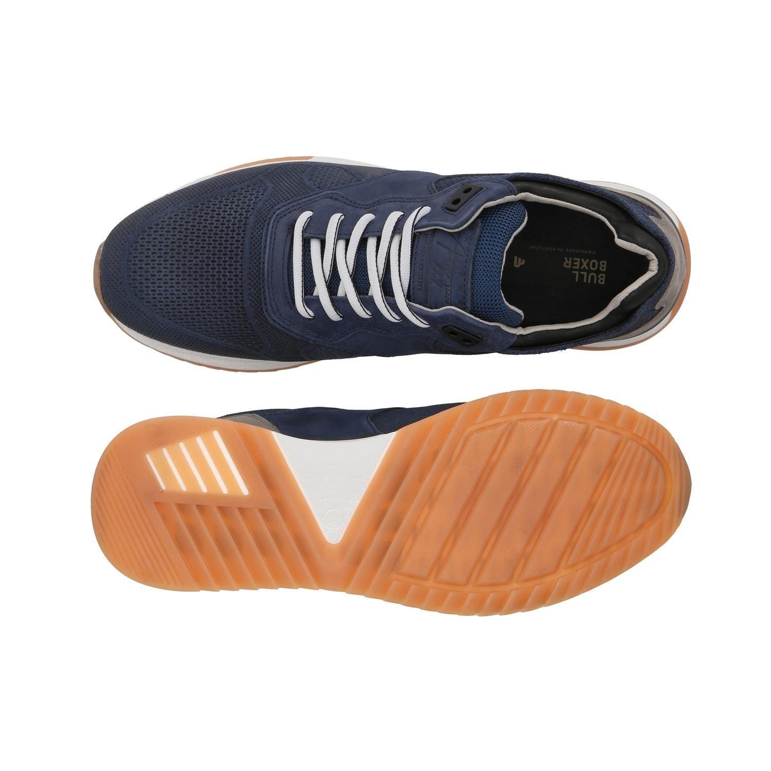 BULLBOXER ZAPATILLAS HOMBRE CUERO BEEK-0-95 AZUL-2