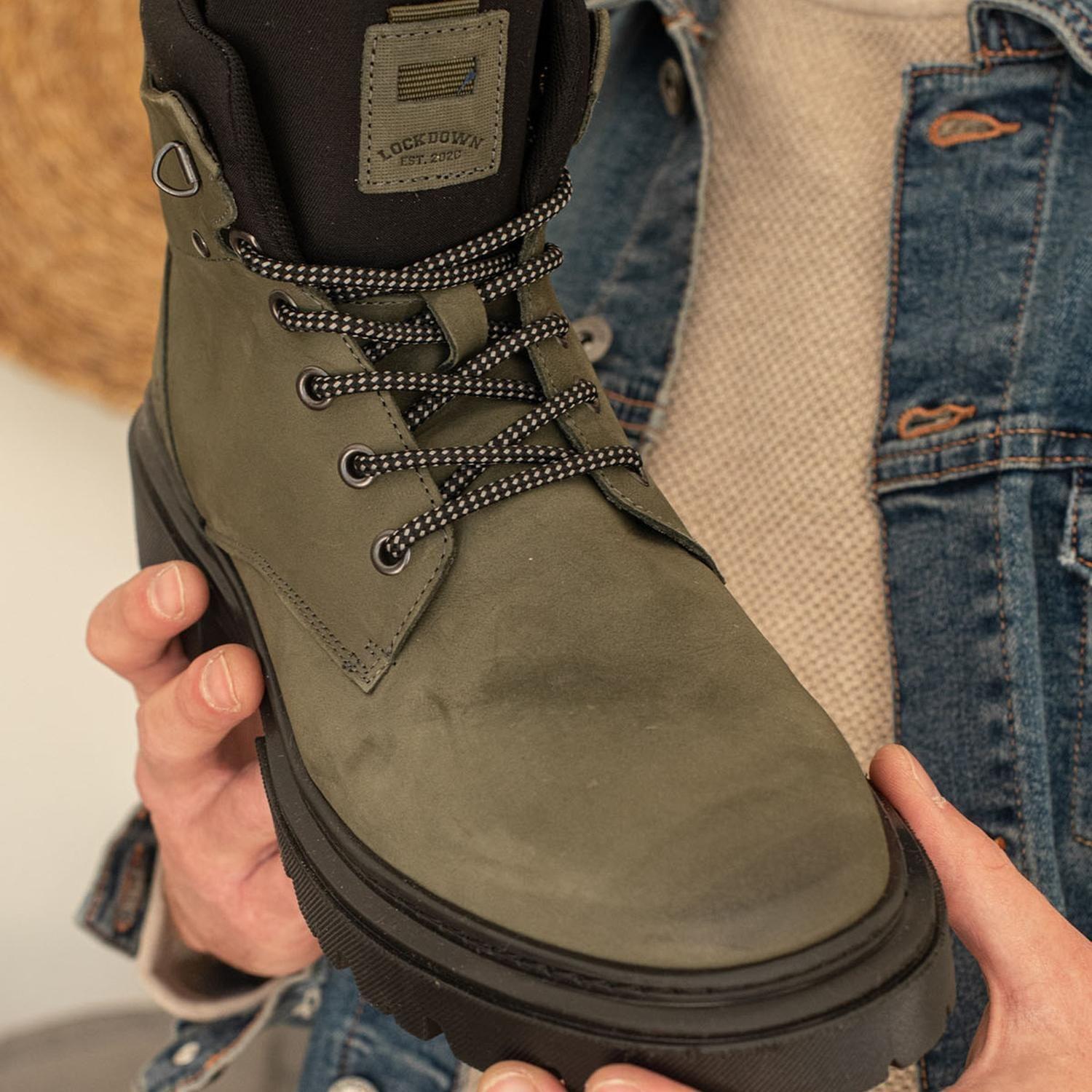 BULLBOXER BOTINES HOMBRE CUERO CALLUM-6-61 VERDE-3