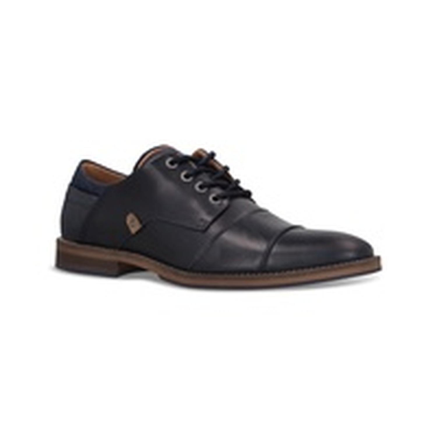 Zapatos Formal Casual Hombre Derby Cuero Alden-0-81 Azul-1