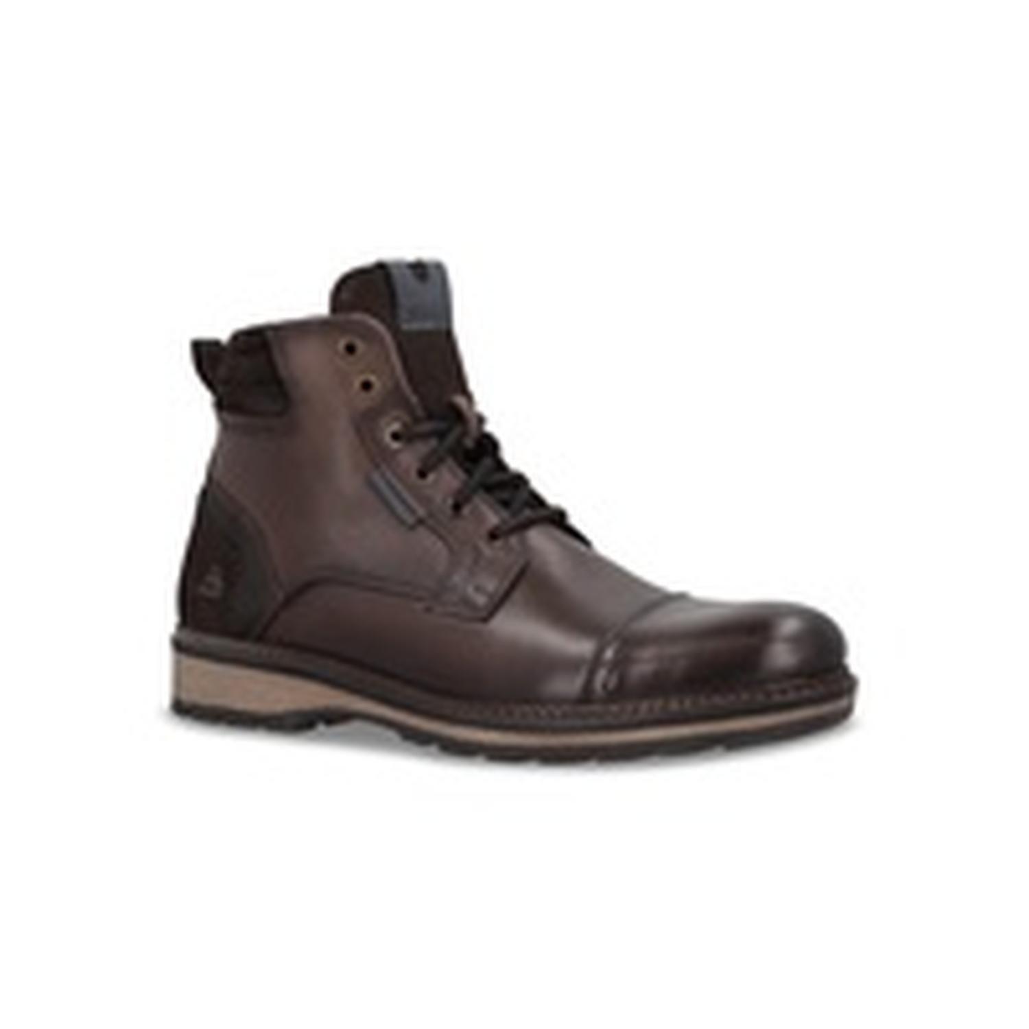 Botines Bototos Urbanos Hombre Cuero Grain-6-21 Café Bullboxer-0