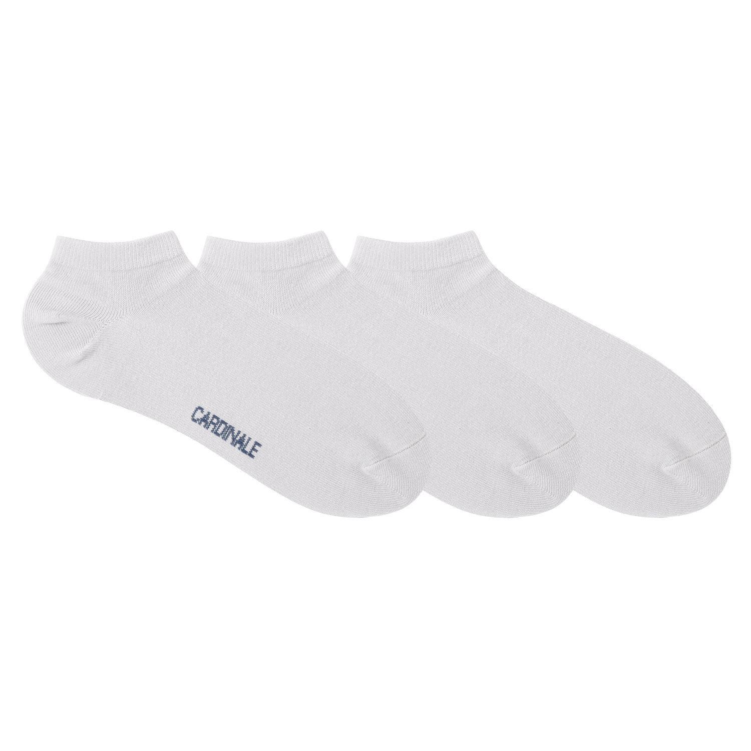 Pack 3 Pares Calcetines Cortos Hombre Algodón Gris Claro (Talla 39-45) Calc-3U-Co22-0