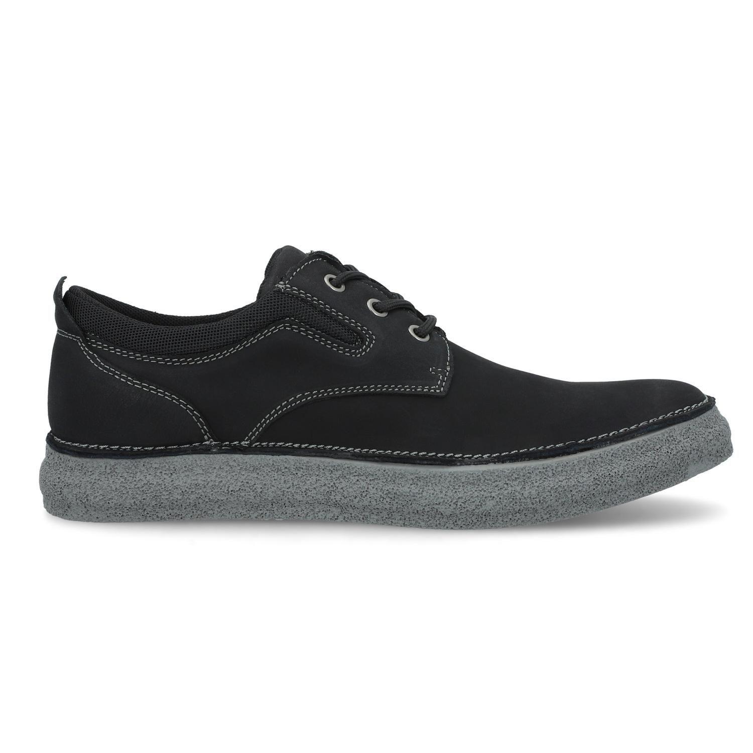 ZAPATILLAS HOMBRE CUERO JASPER-0-66 NEGRO-0