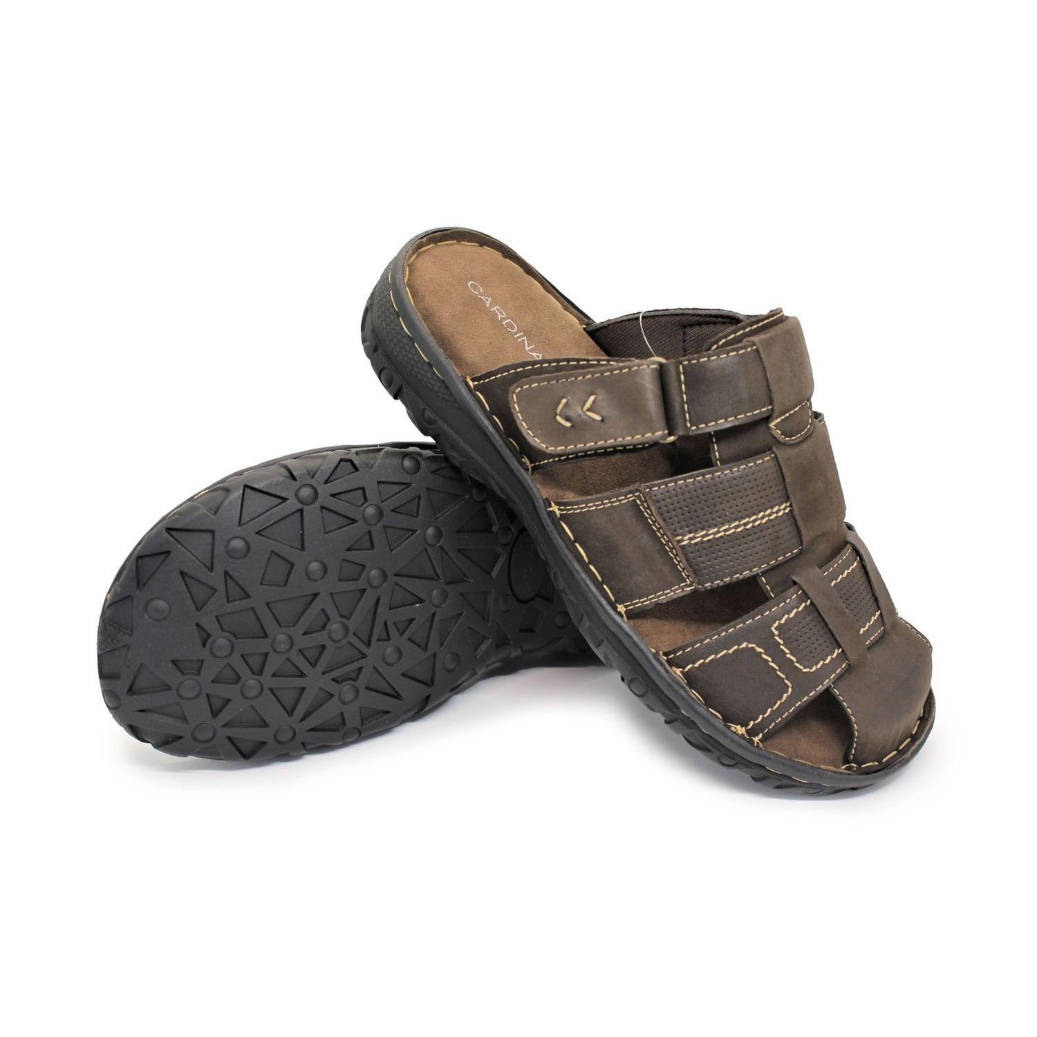 SANDALIAS HOMBRE CUERO OCOA-9-12 CAFÉ-2