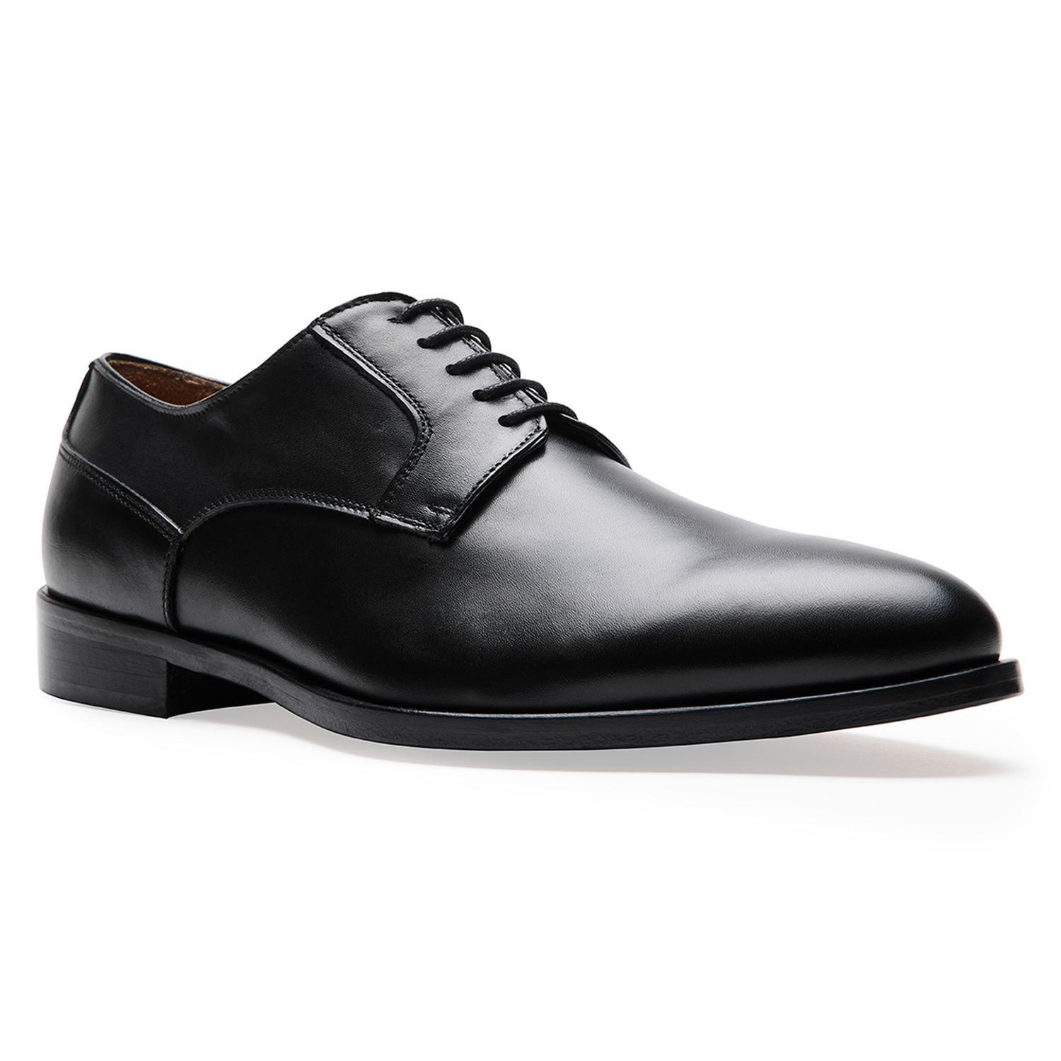 Zapatos Formales Hombre Suela Cuero Magno Montenapoleone-0-10 Negro-0