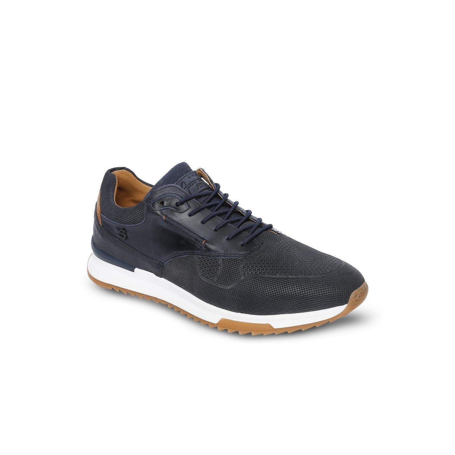 BULLBOXER ZAPATILLAS HOMBRE CUERO AZUL PENFIELD-0-67-0