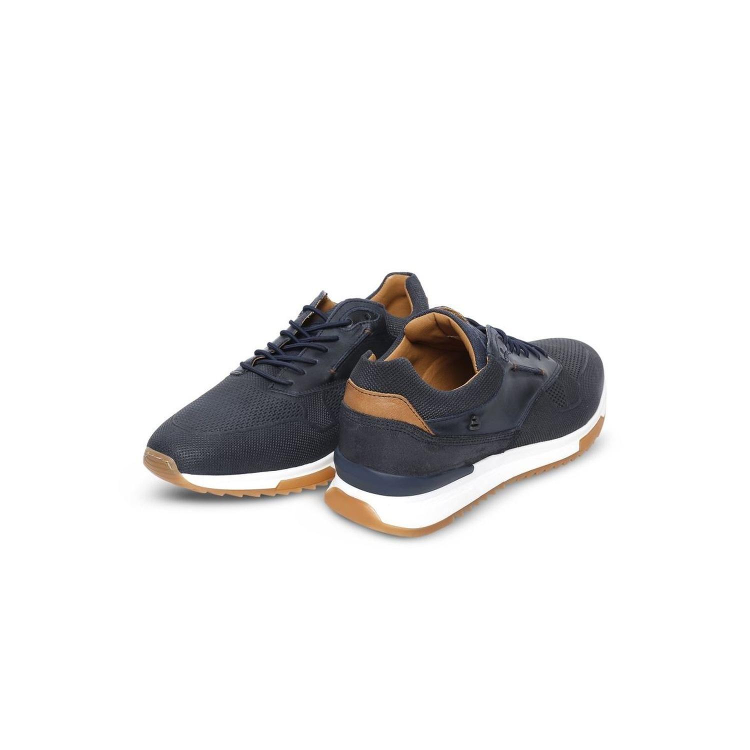 BULLBOXER ZAPATILLAS HOMBRE CUERO AZUL PENFIELD-0-67-4