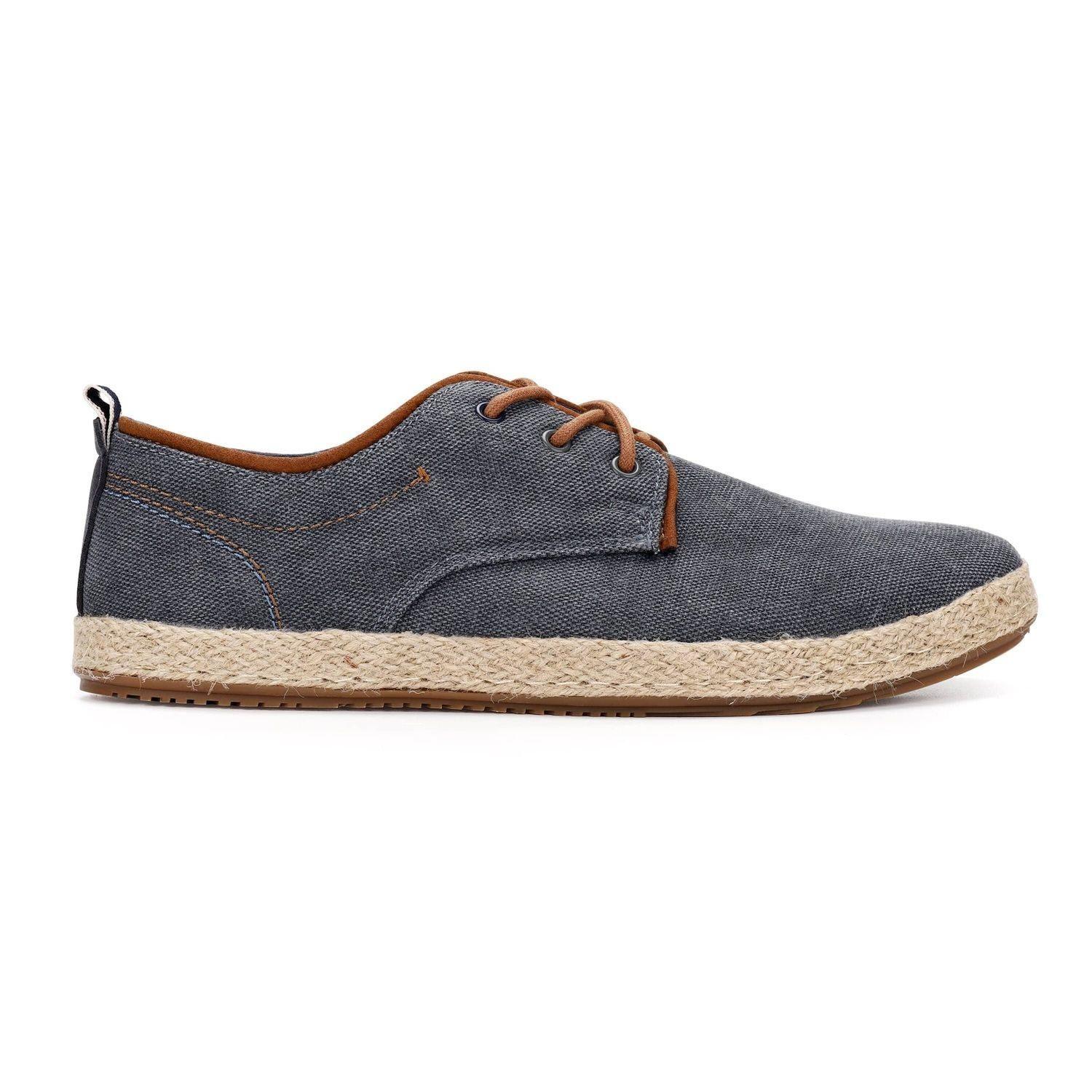 Alpargatas Hombre Textil Con Cordones Vallarta-0-03 Gris-1