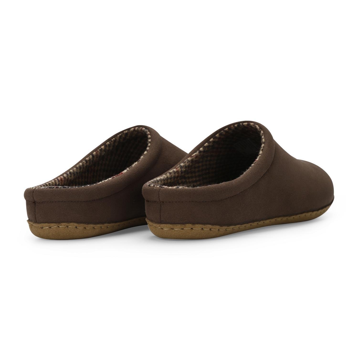 Pantuflas Hombre Textil Hovel-2-02 Café-3