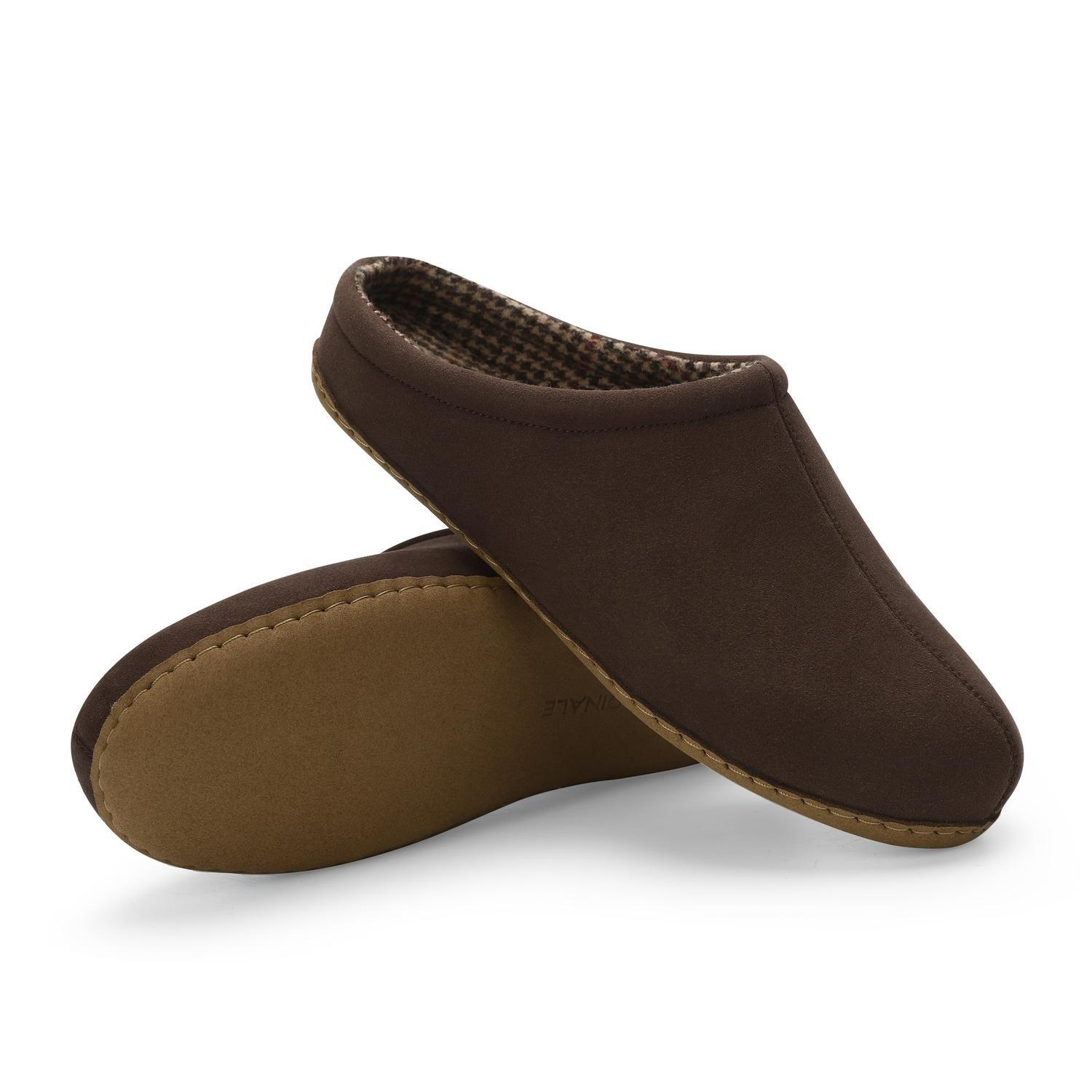 Pantuflas Hombre Textil Hovel-2-02 Café-4