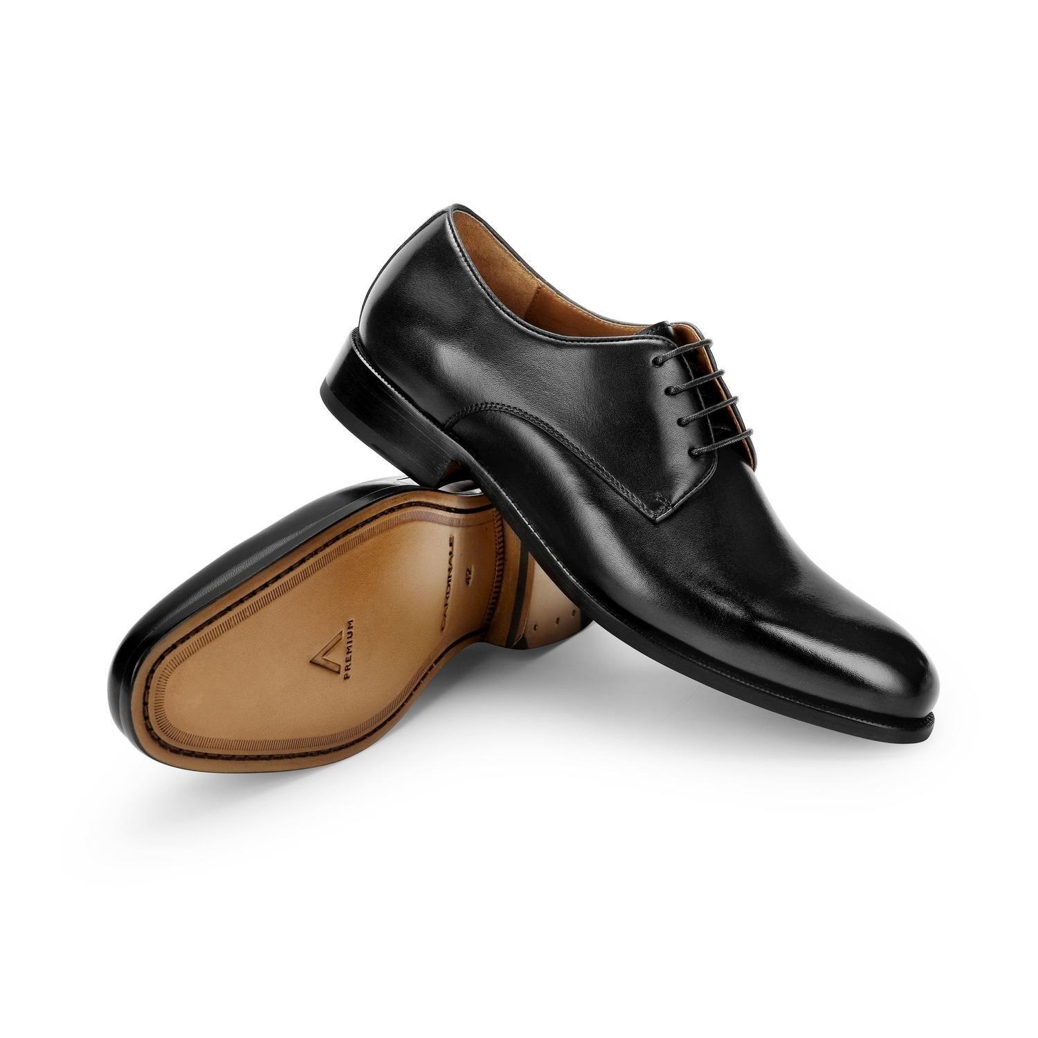 ZAPATOS HOMBRE SUELA CUERO FINTOWN-0-01 NEGRO-5