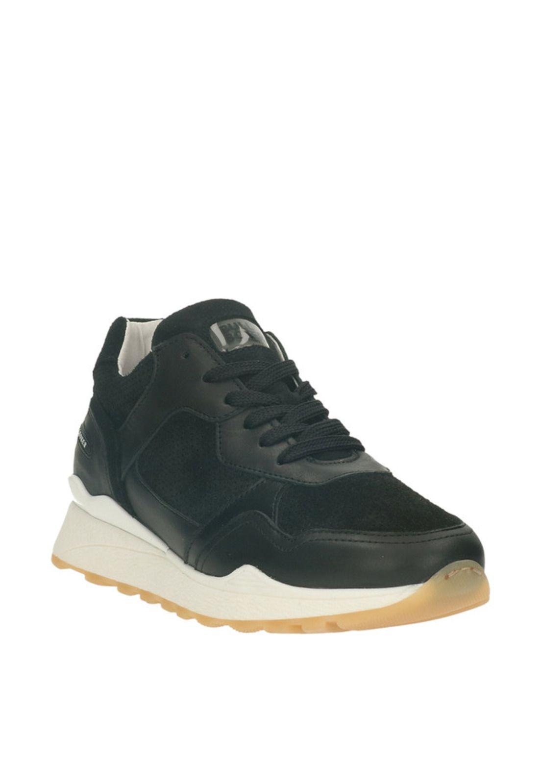 Zapatilla De Cuero Mady-0-05-Negro A-1