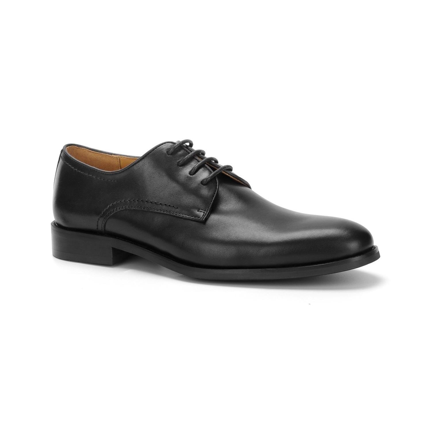Zapato Formal Hombre Cuero Derby Fortress Negro-0