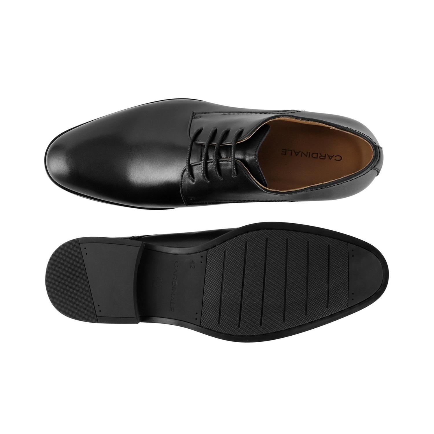 Zapato Formal Hombre Cuero Derby Fortress Negro-2