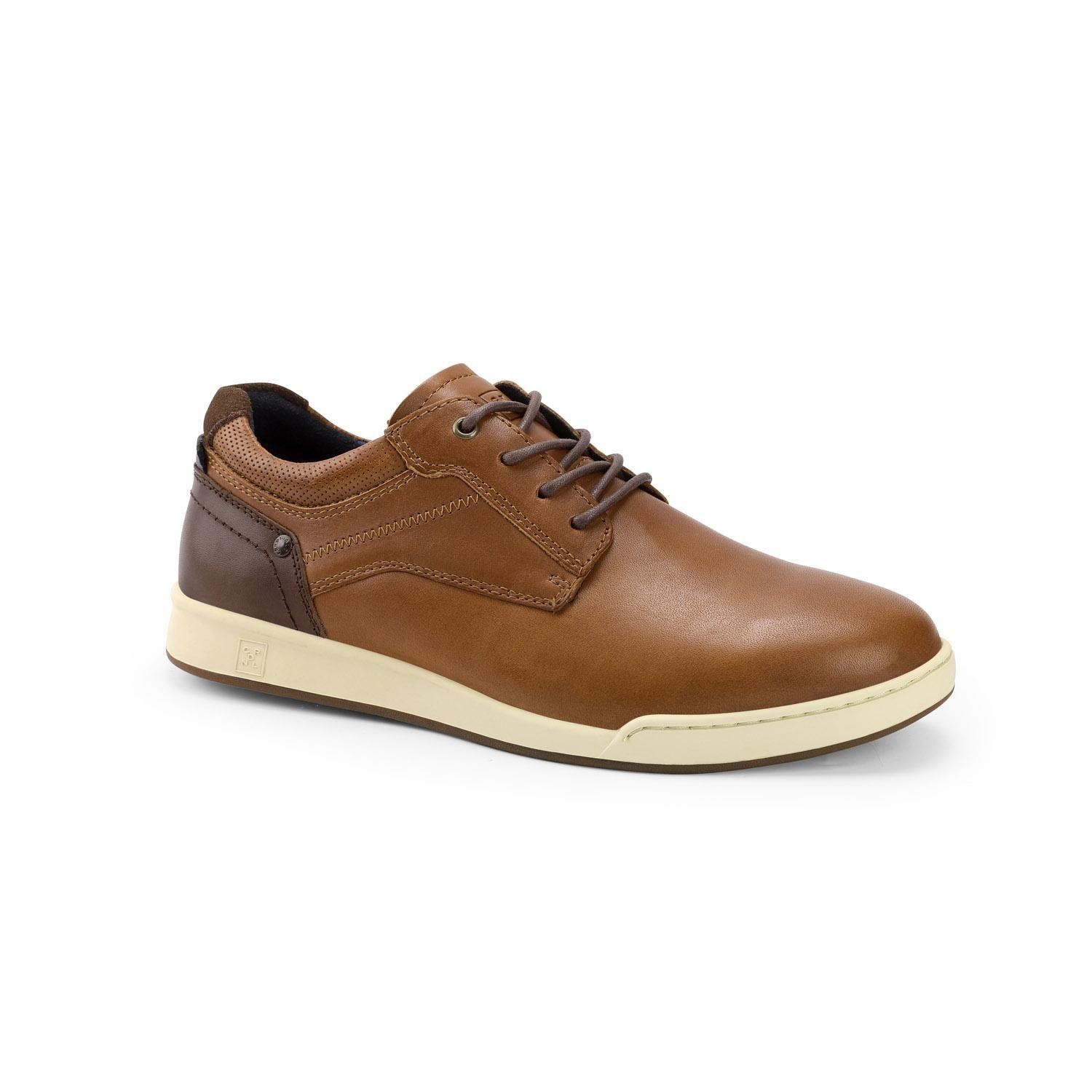 ZAPATILLAS HOMBRE CUERO CRAM-0-21 BRANDY-0