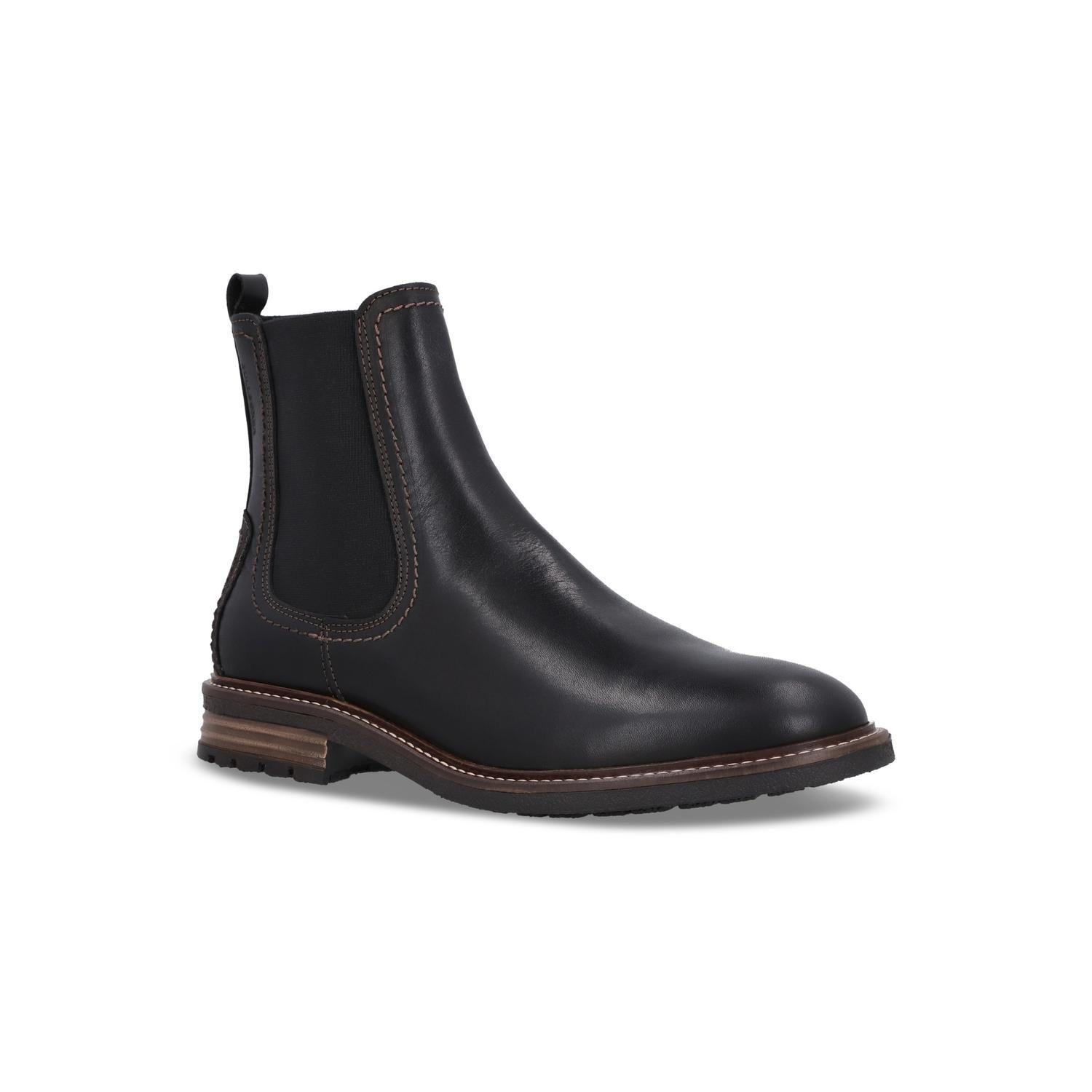 Botines Hombre Chelsea Cuero Haren-6-59 Negro Bullboxer-0