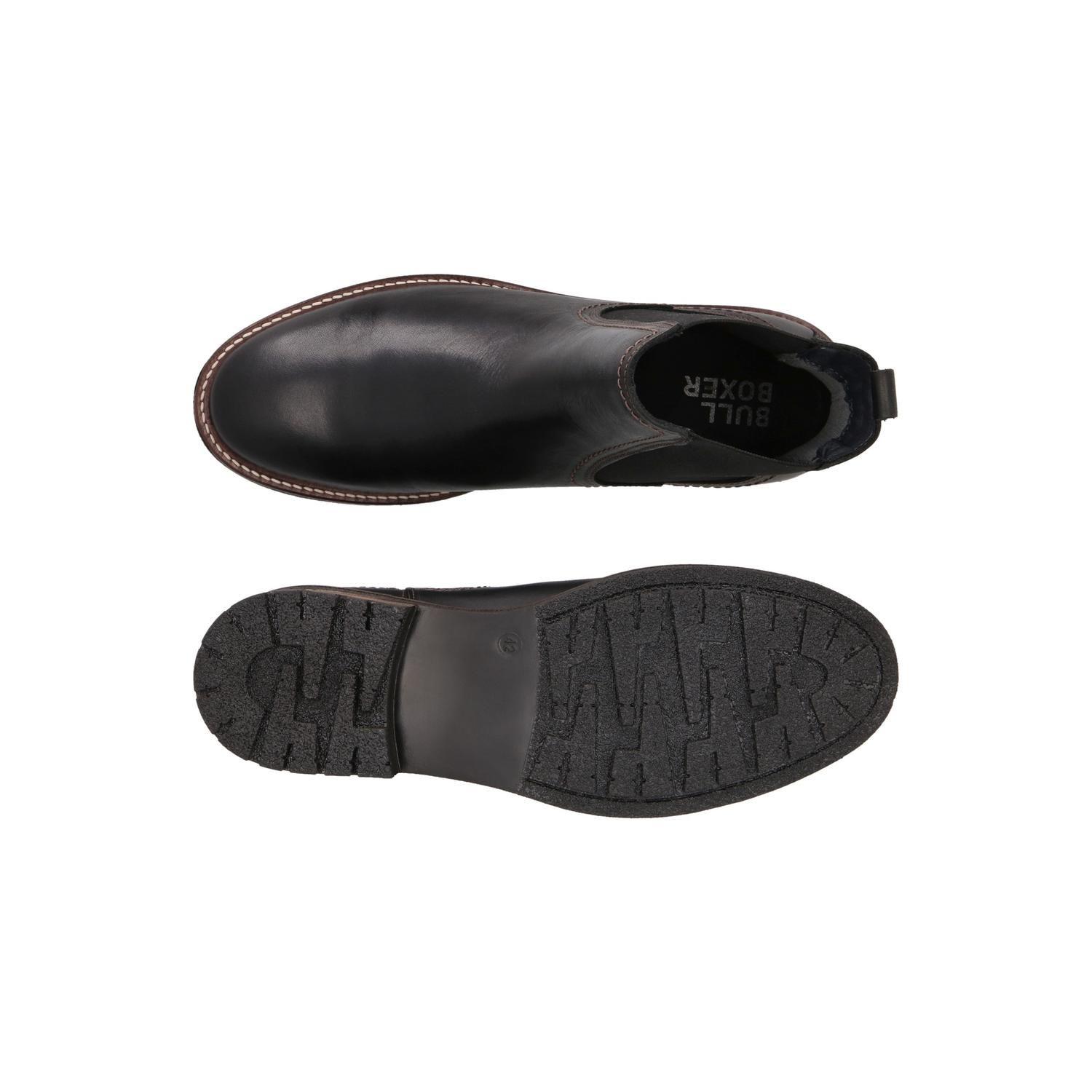 BULLBOXER BOTINES HOMBRE CHELSEA CUERO HAREN-6-59 NEGRO-2