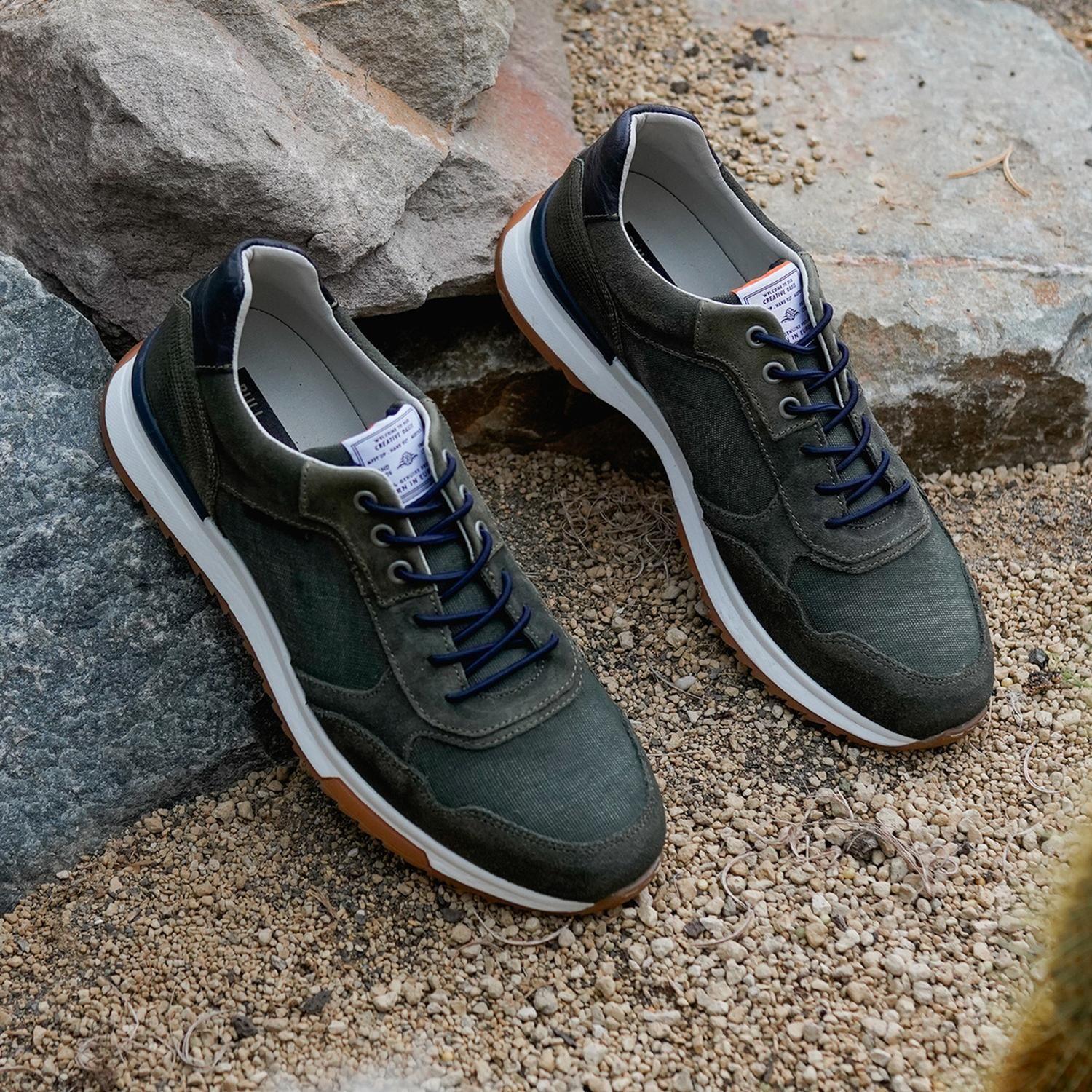 BULLBOXER ZAPATILLAS HOMBRE CUERO YARDLEY-0-38 VERDE-2