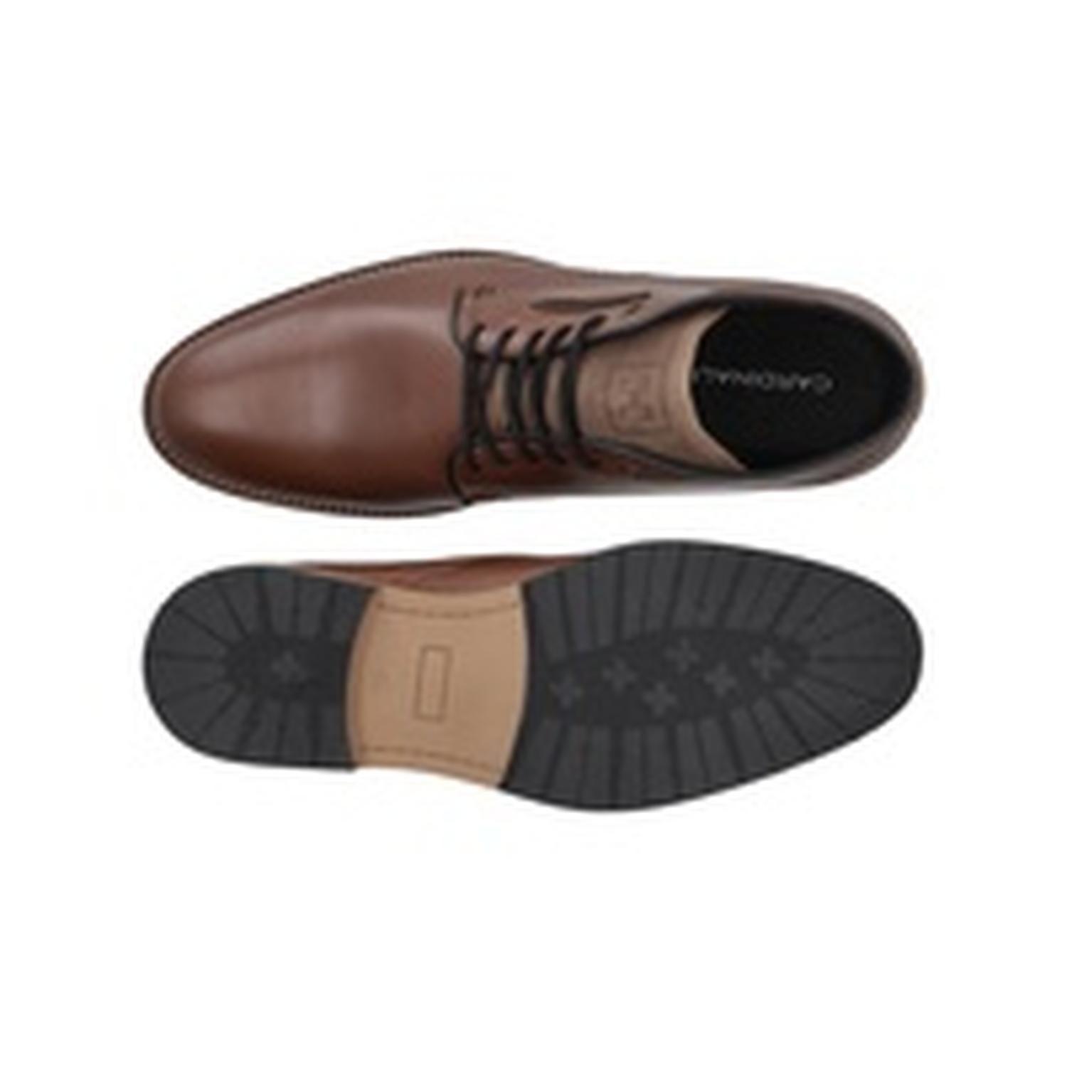 Botines Formal Casual Hombre Cuero Detalle Brogue Taron-6-23 Brandy-2