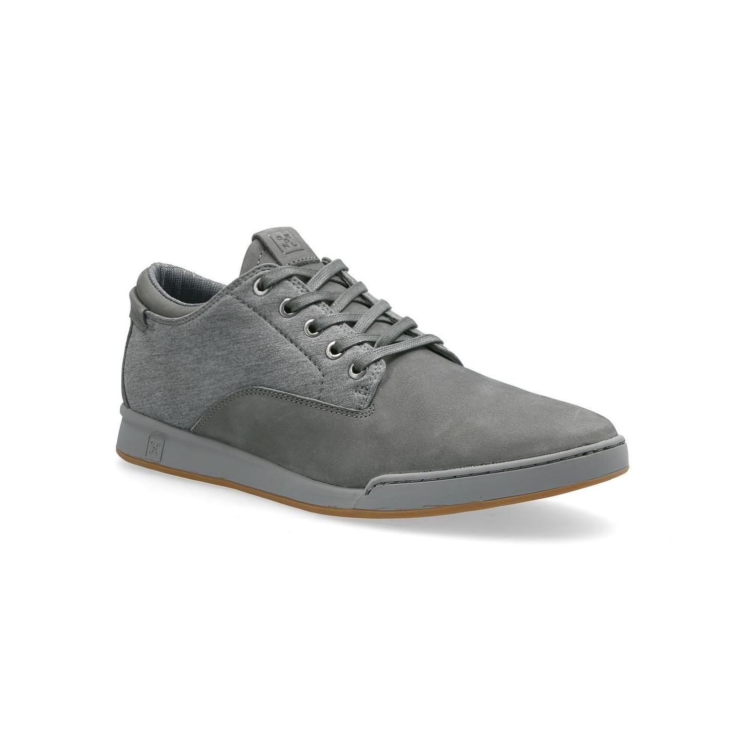 Zapatillas Urbanas Hombre Cuero 24 Flex Cram-0-01-Gris Cardinale-0