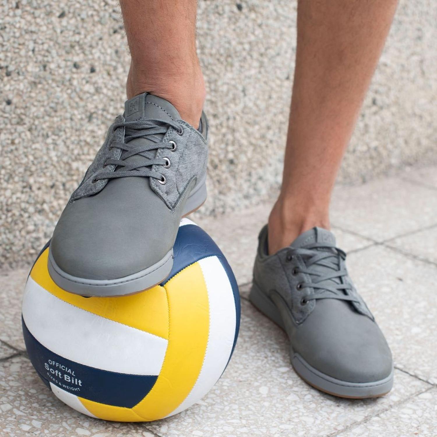 Zapatillas Urbanas Hombre Cuero 24 Flex Cram-0-01-Gris Cardinale-4