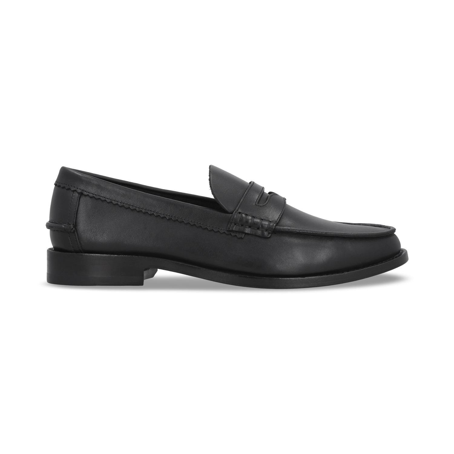 Mocasines Hombre Suela Cuero Moc Arg-5-77 Negro-1