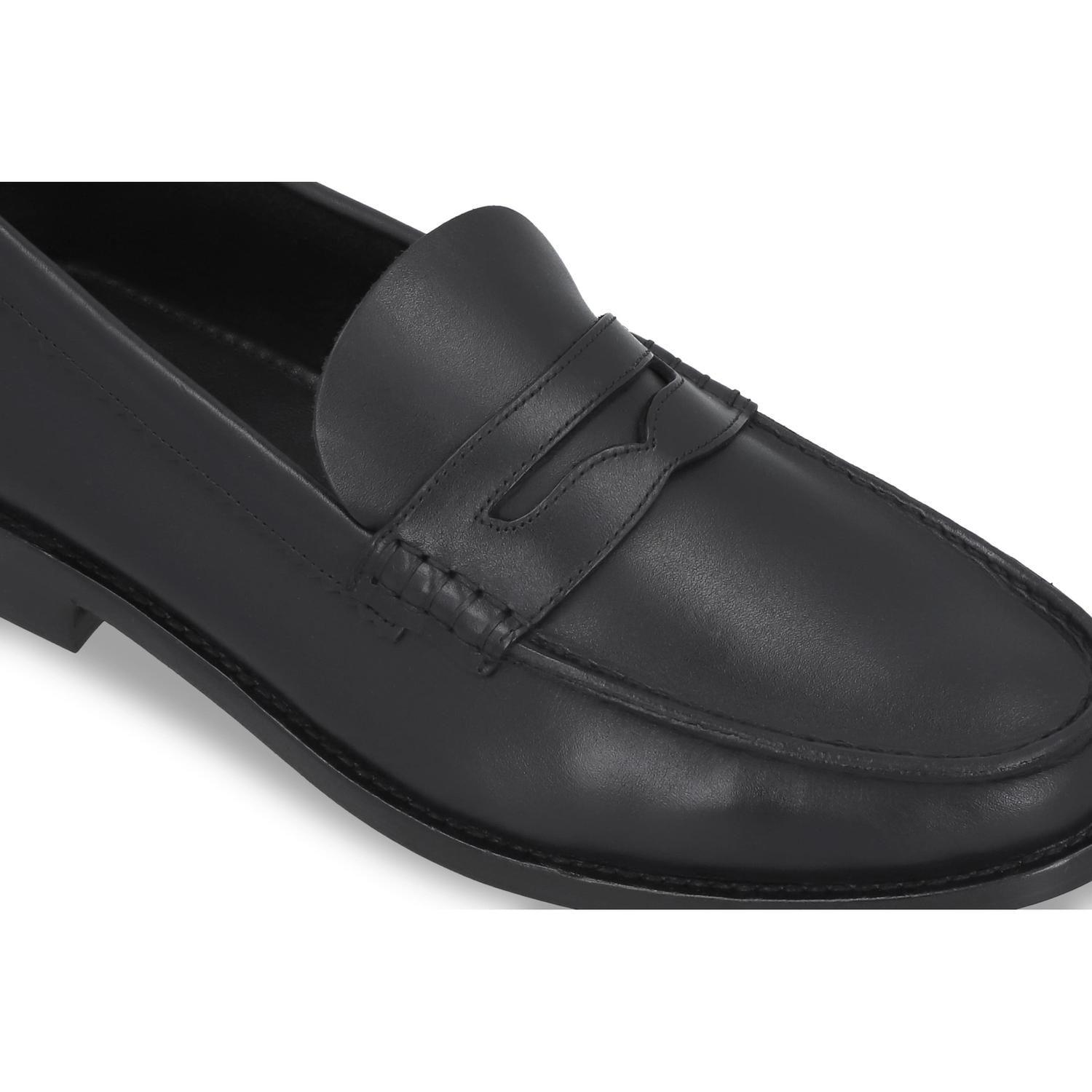 Mocasines Hombre Suela Cuero Moc Arg-5-77 Negro-4