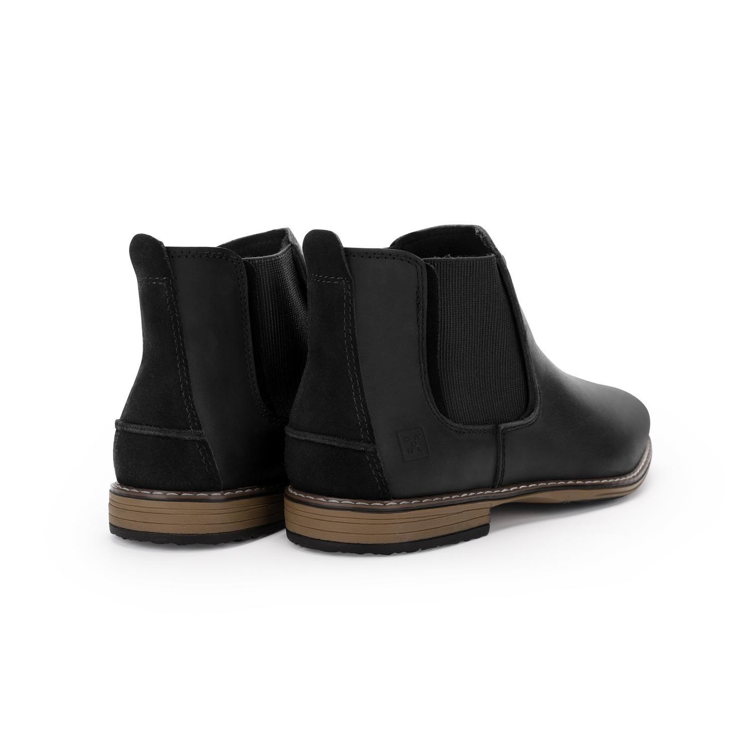BOTINES HOMBRE CUERO YORK-6-26 NEGRO-4