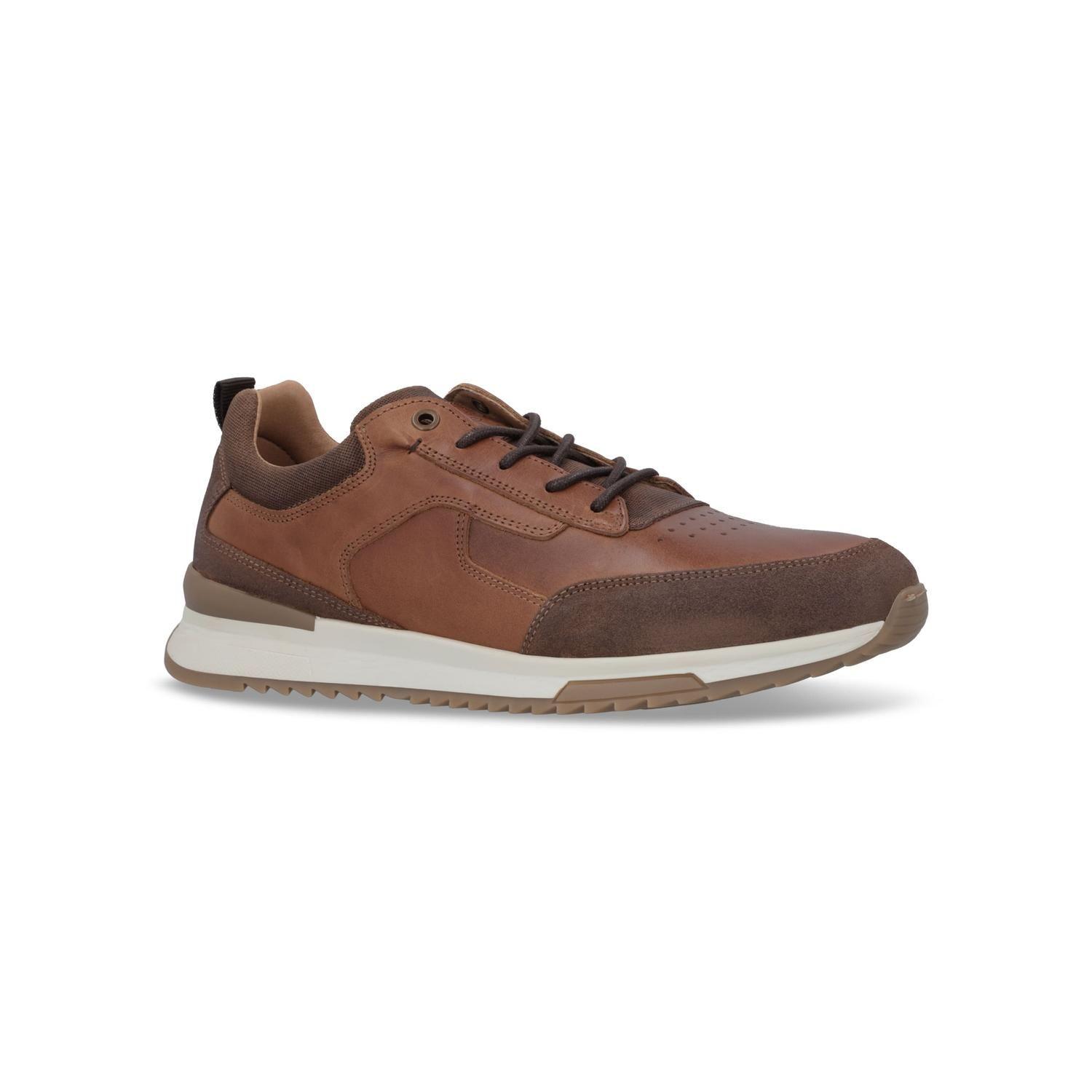 ZAPATILLAS HOMBRE CUERO BEN-0-36 BRANDY-0